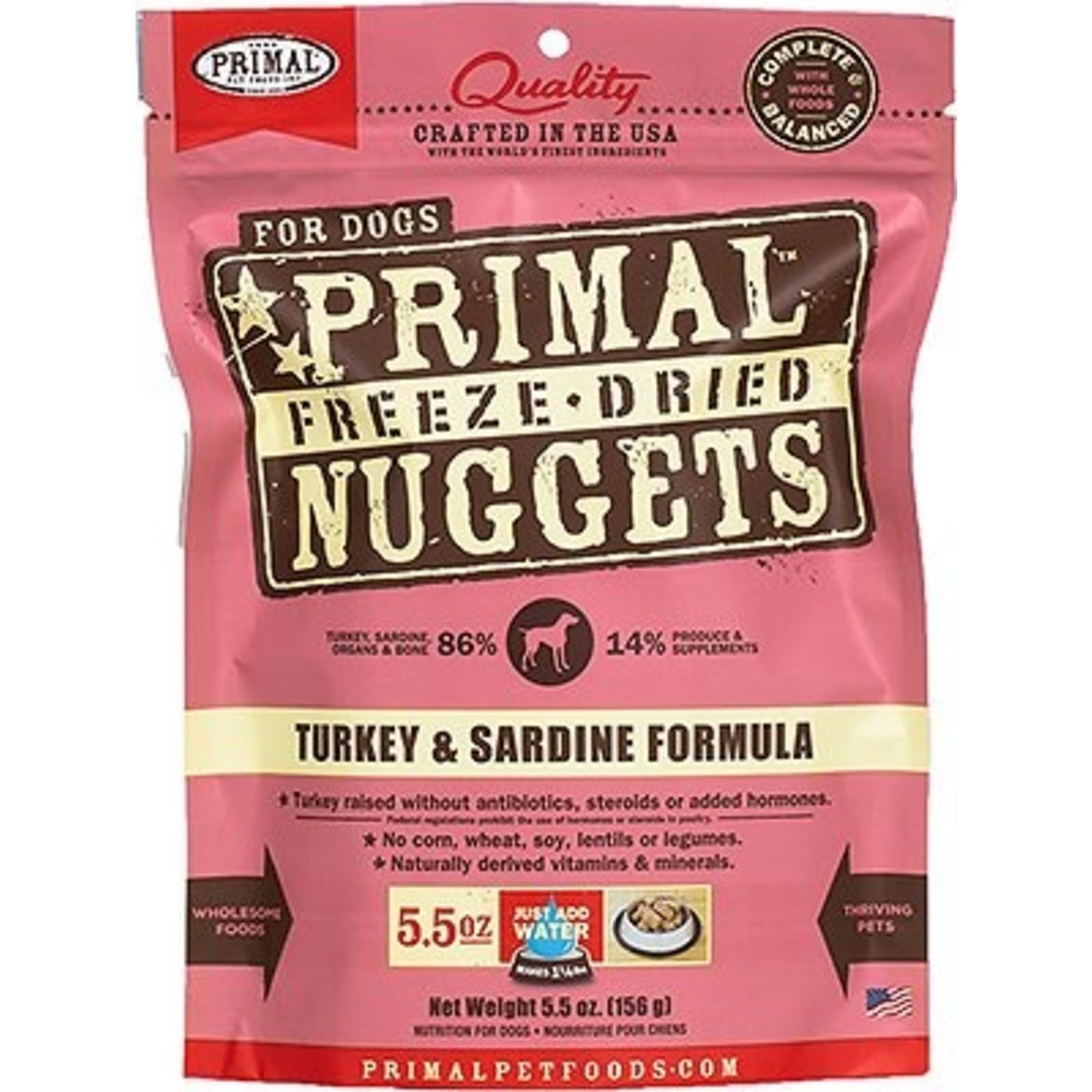 Primal Primal Dog FD Turkey & Sardine 5.5oz