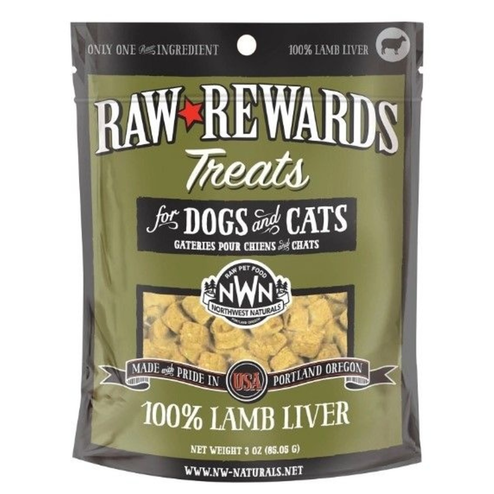 Northwest Naturals Northwest Naturals FD Raw Rewards Lamb Liver 3oz