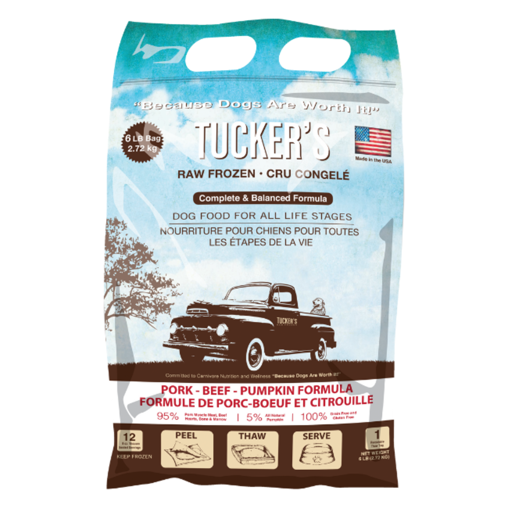 Tucker's Tucker's Raw Pork, Beef & Pumpkin 6#