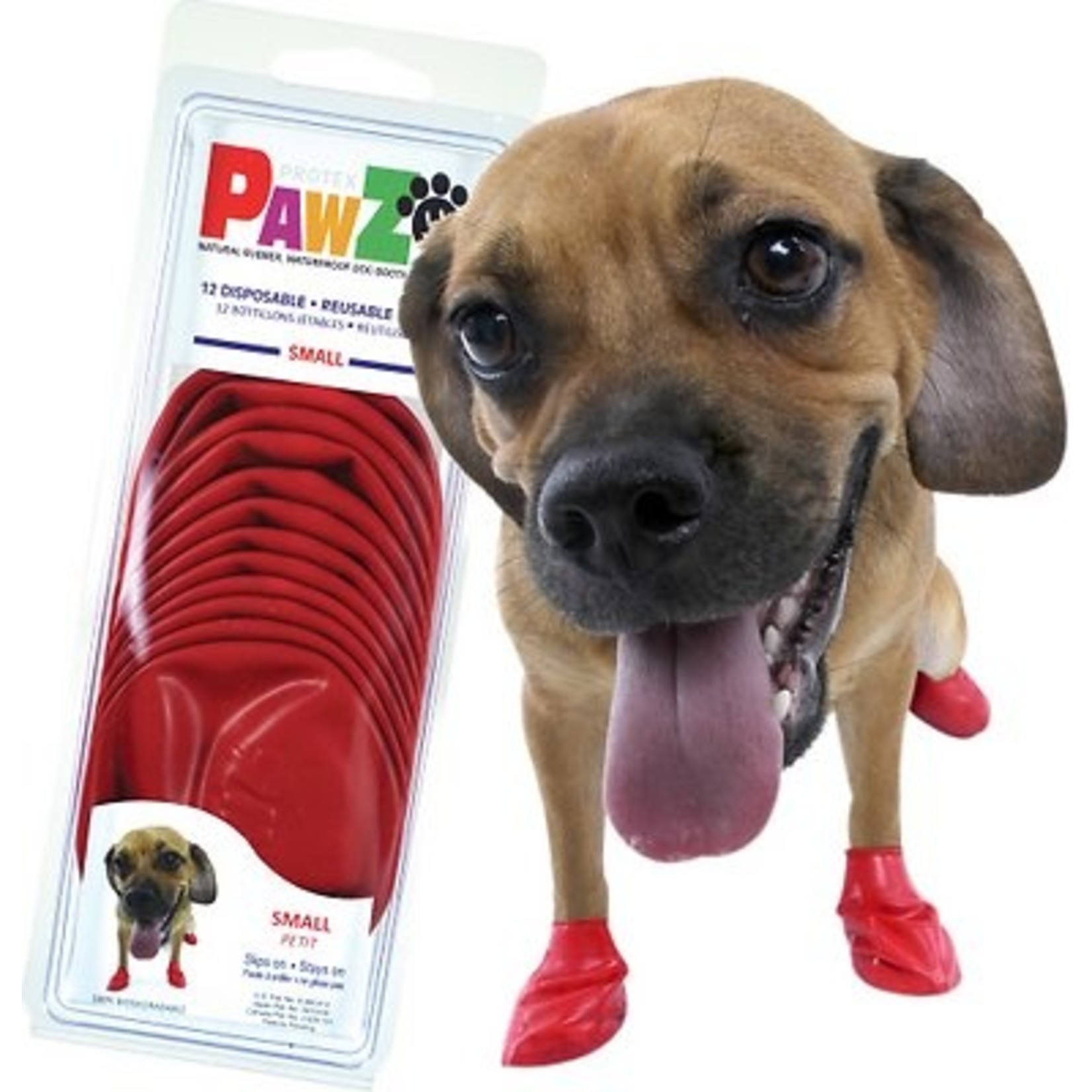 Pawz Pawz Boots Red SM 12ct