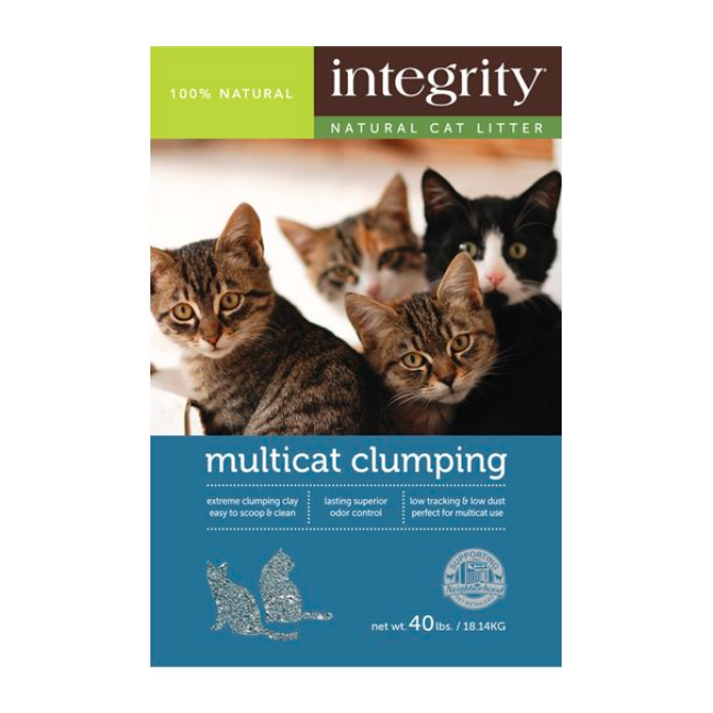 Integrity Multi Cat Clumping Clay Litter 25 Bentley's Pet Stuff Libertyville