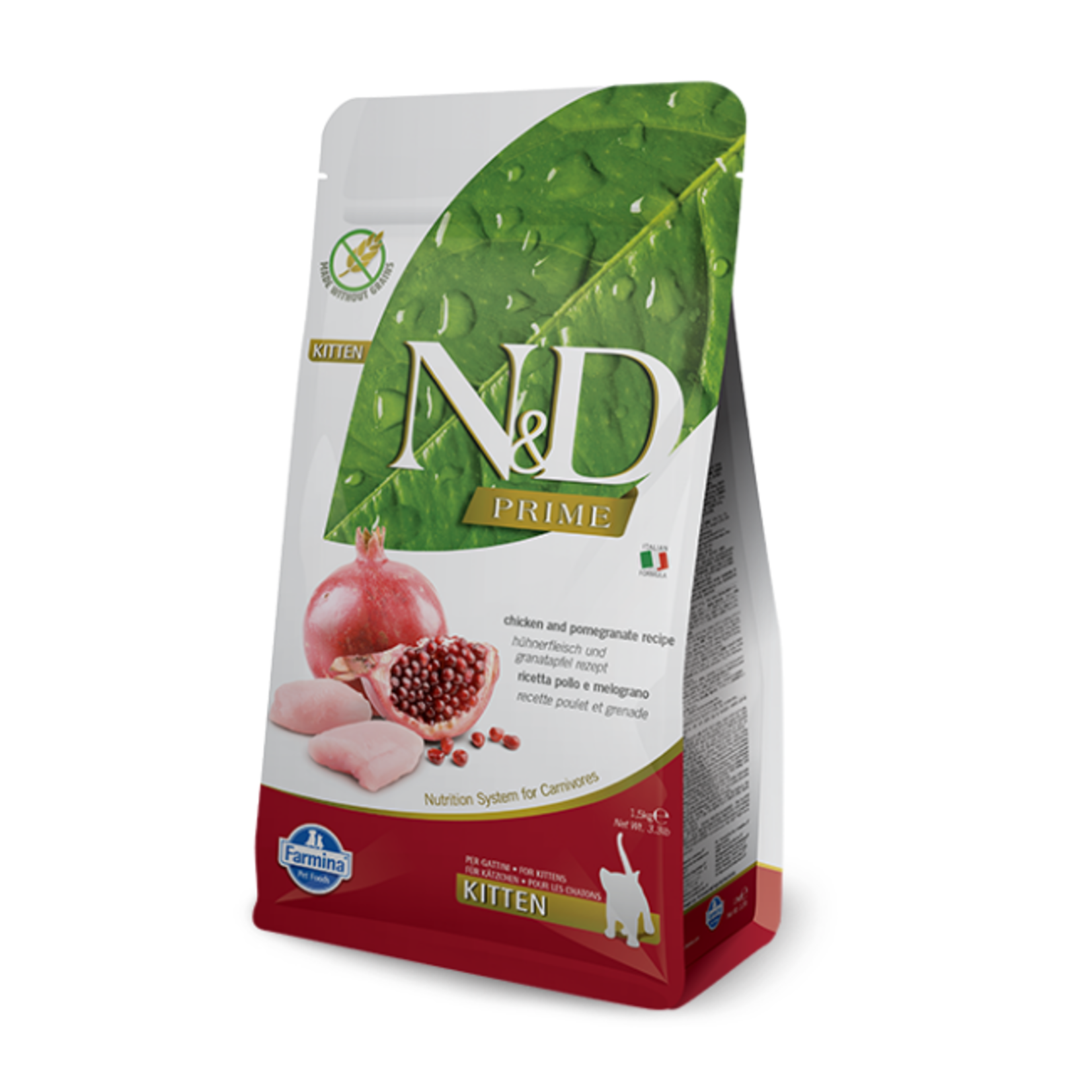 Farmina Farmina N&D Cat Prime Chicken & Pomegranate Kitten 3.3#