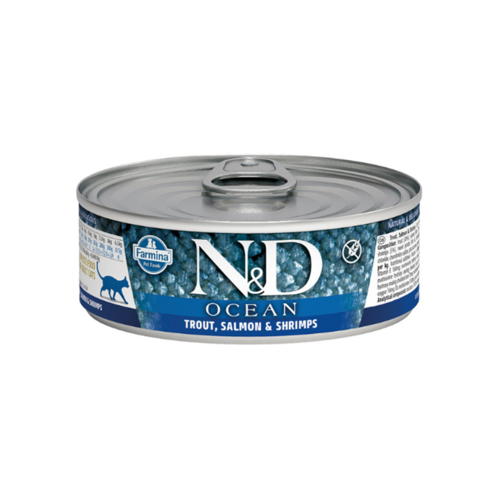 Farmina Farmina N&D Cat Ocean Trout, Salmon & Shrimp 2.8oz