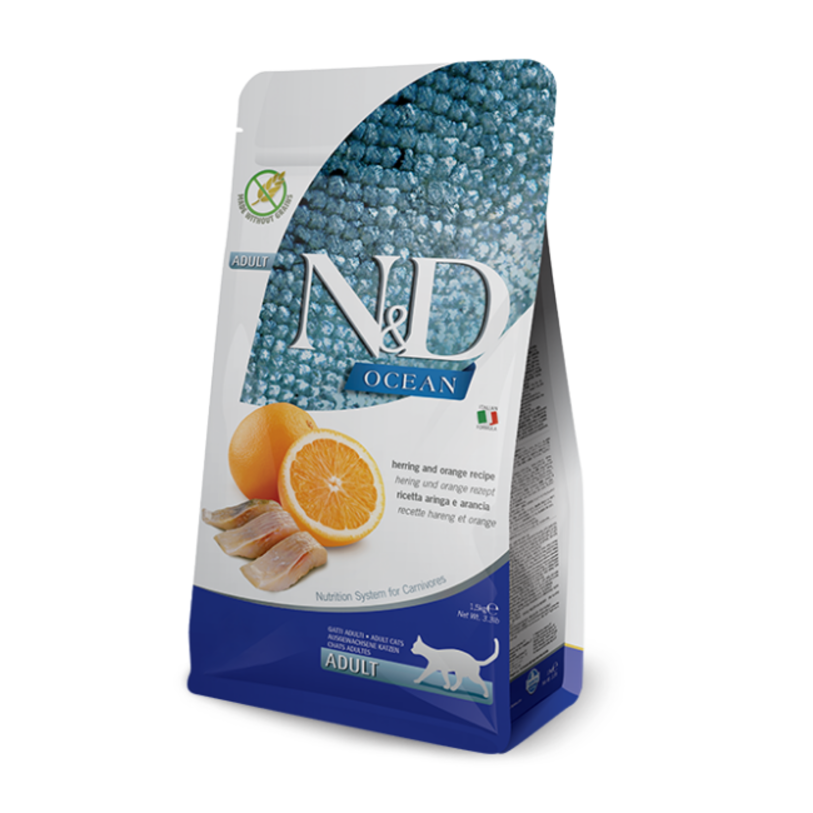 Farmina Farmina N&D Cat Ocean Herring & Orange 3.3#