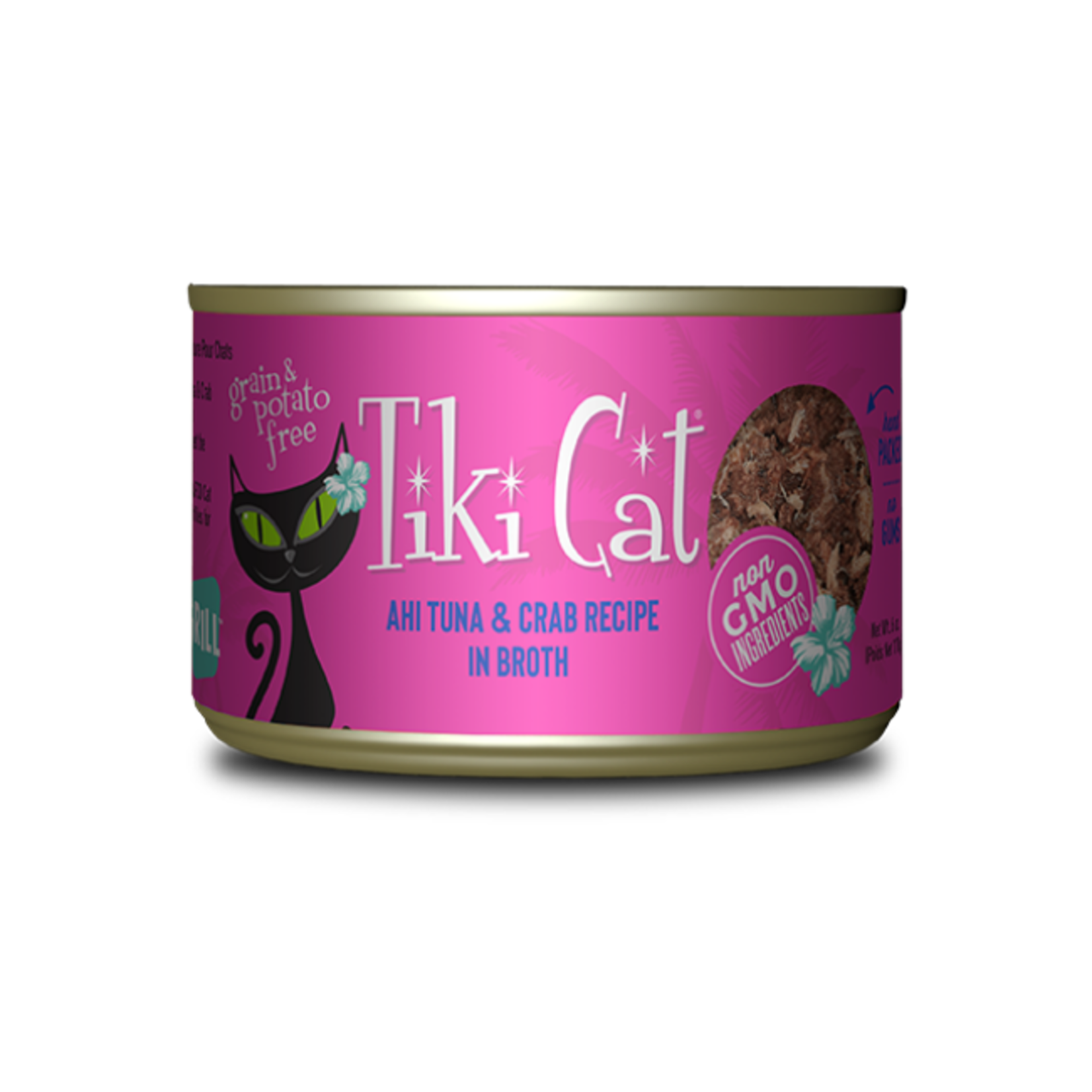 Tiki Cat Tiki Cat Grill Ahi Tuna & Crab in Broth 2.8oz