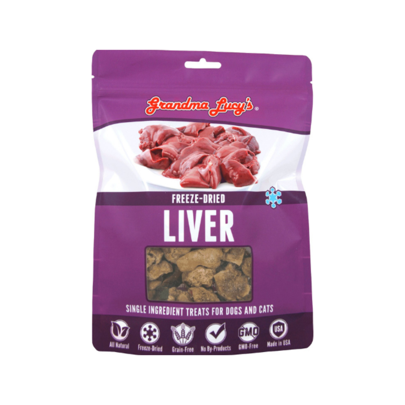 Grandma Lucy's Grandma Lucy's Singles Freeze Dried Liver 3oz
