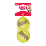 Kong Air Squeaker Tennis Ball Large 2-Pack