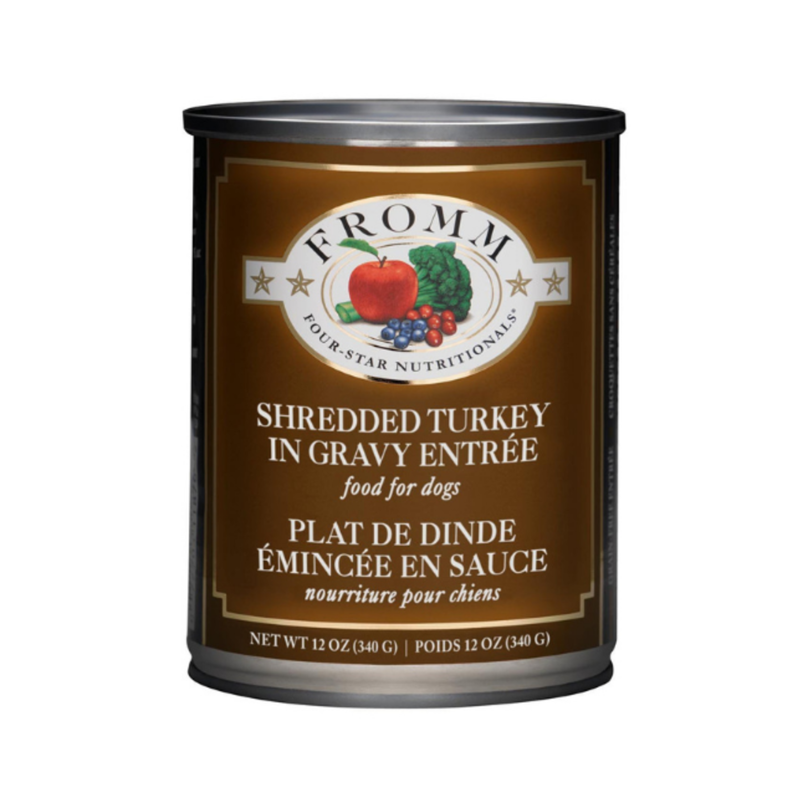 Fromm Fromm Dog Four-Star Shredded Turkey Entree 12oz