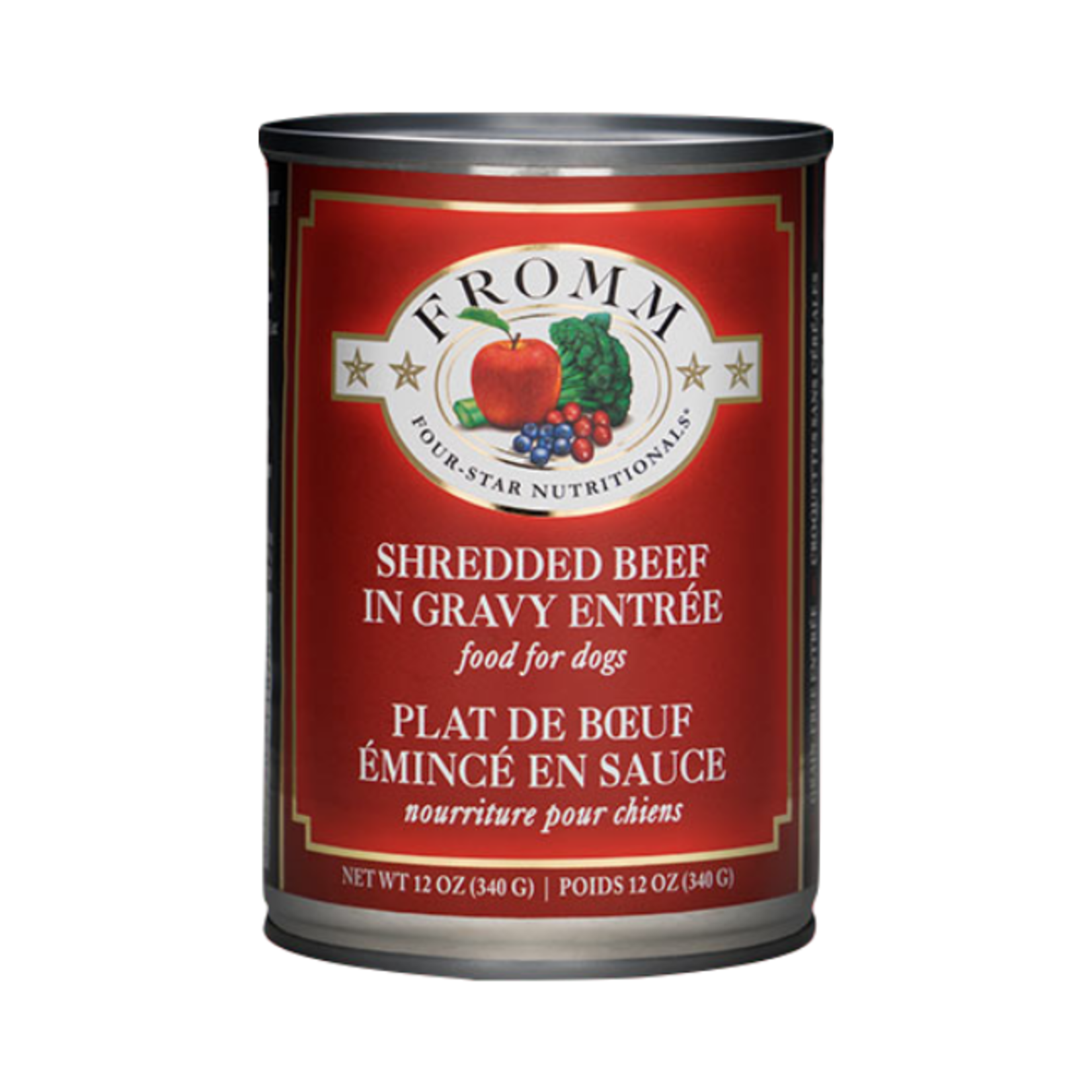Fromm Fromm Dog Four-Star Shredded Beef Entree 12oz