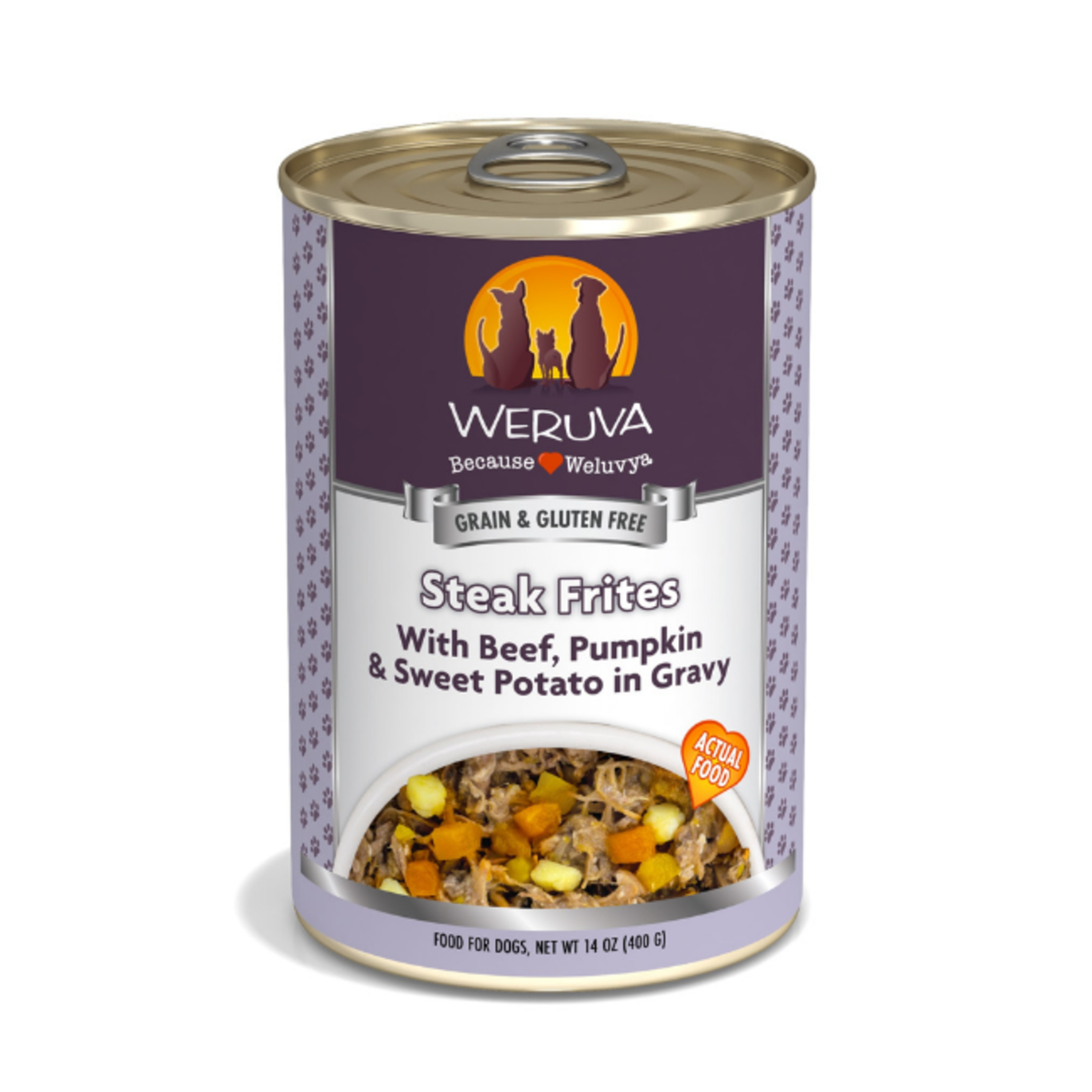 Weruva Weruva Dog Steak Frites 14oz