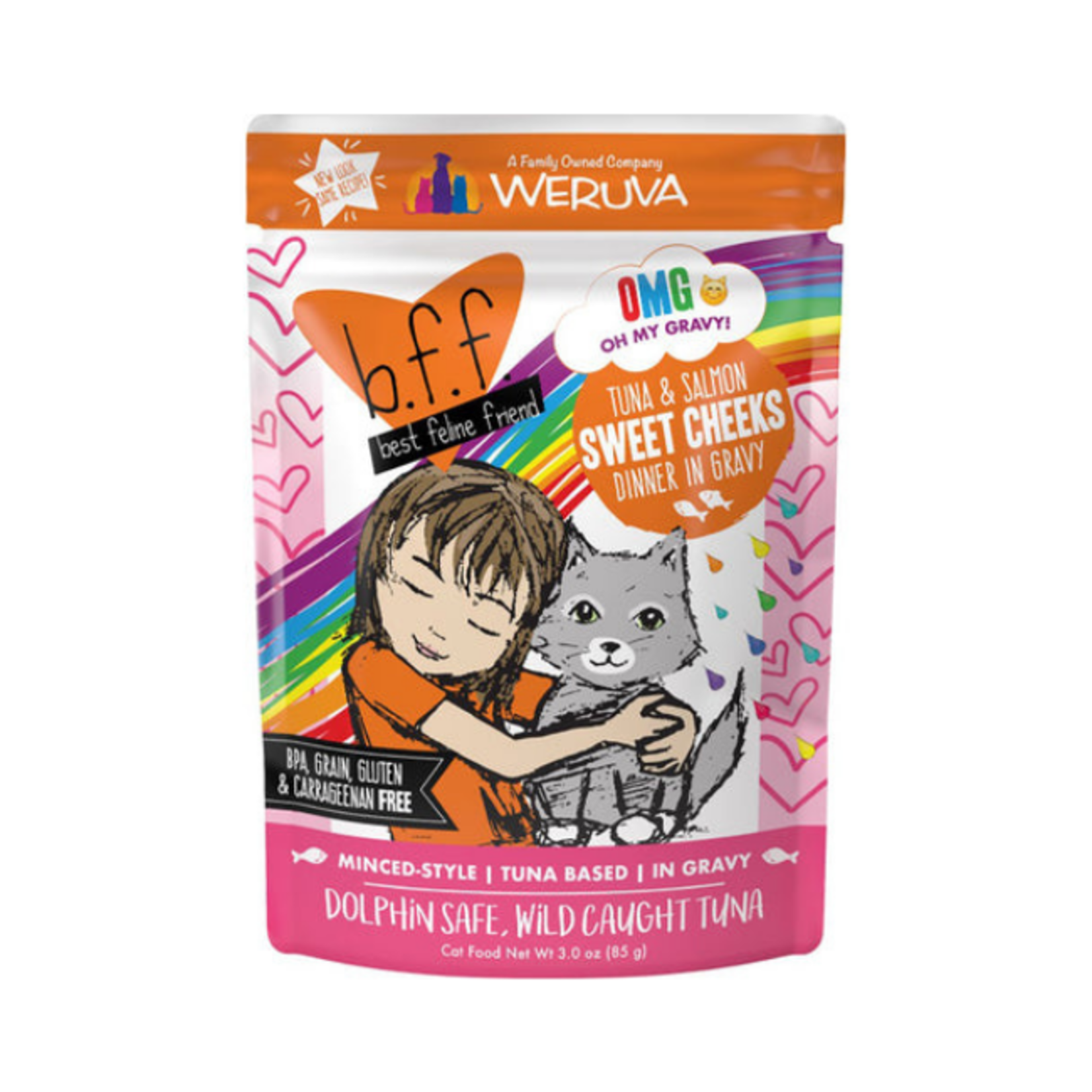 Weruva Weruva BFF Cat Pouch Tuna & Salmon Sweet Cheeks 3oz