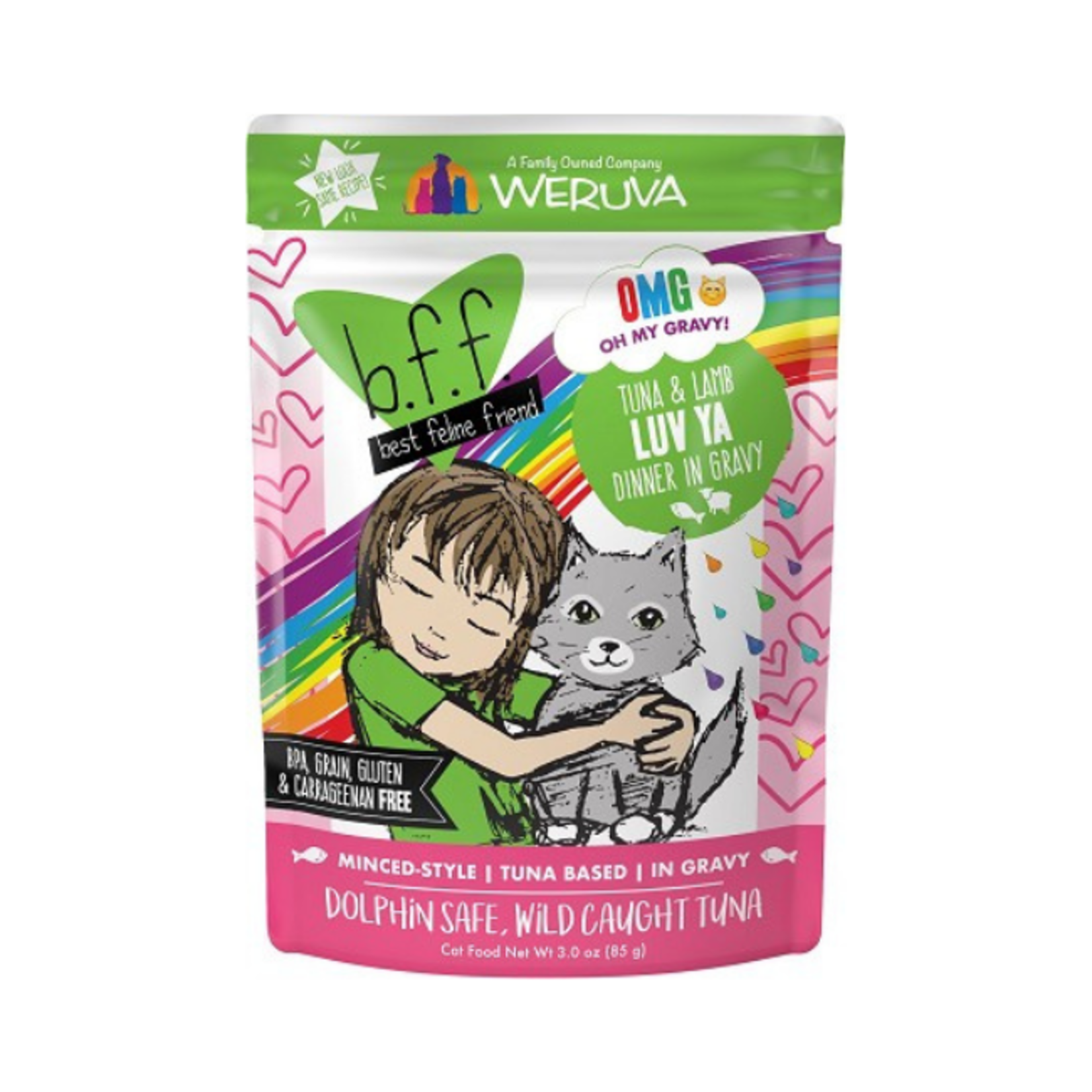 Weruva Weruva BFF Cat Pouch Tuna & Lamb Luv Yas 3oz
