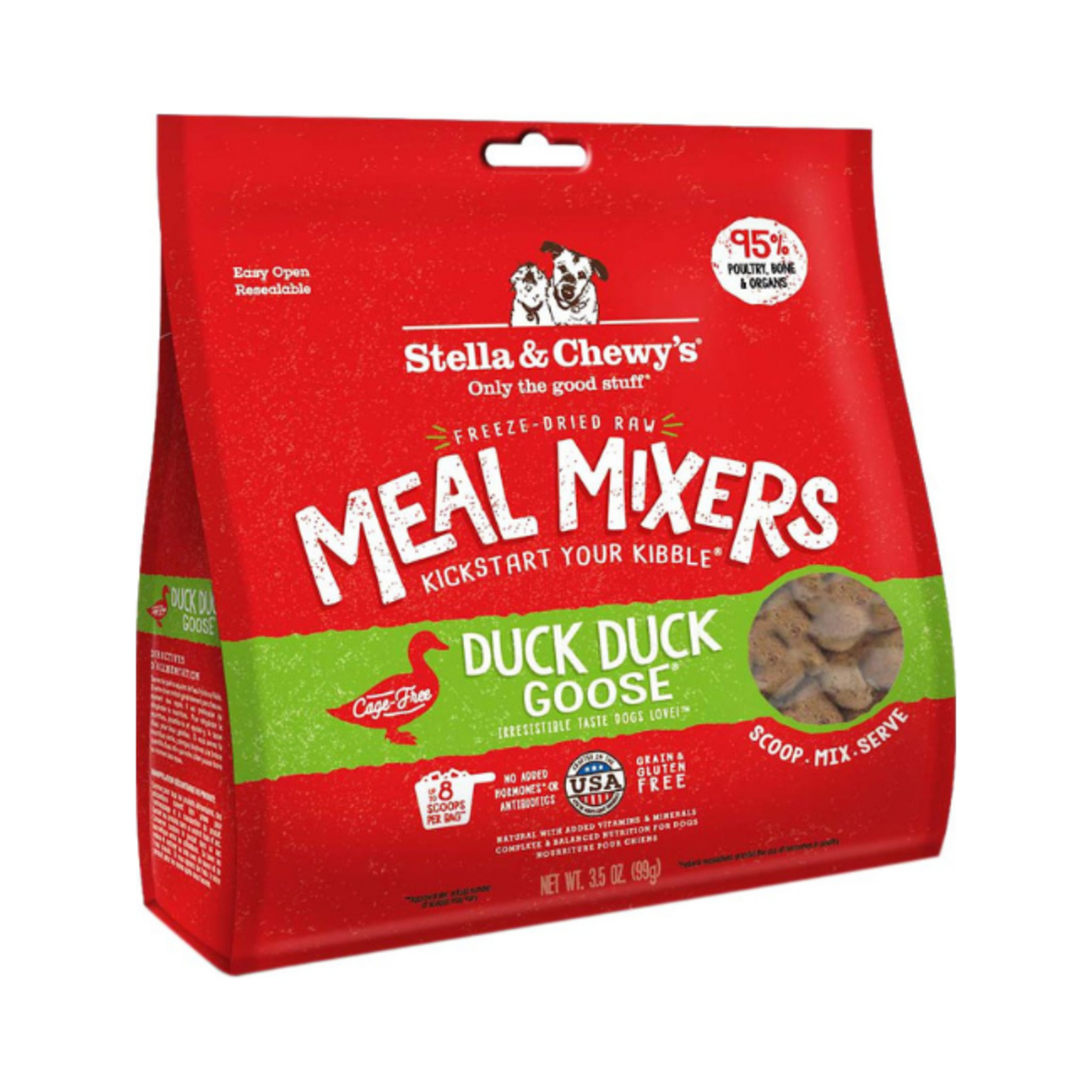 Stella & Chewy's Stella & Chewy's Dog Freeze Dried Meal Mixers Duck Goose 18oz