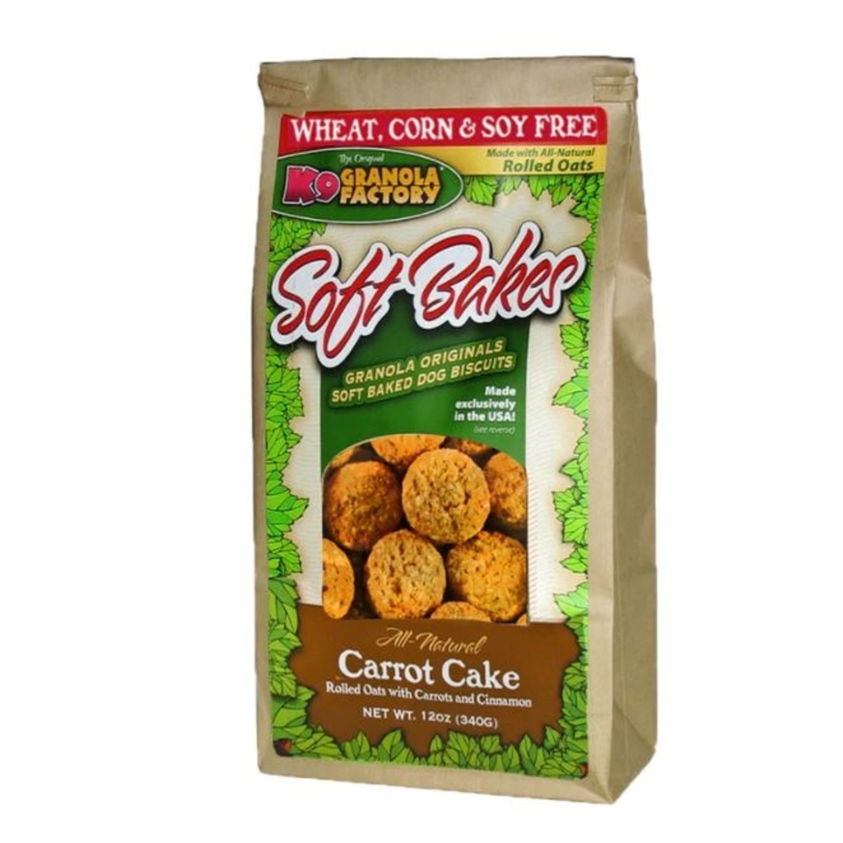 K9 Granola K9 Granola Soft Bakes Carrot Cake 12oz
