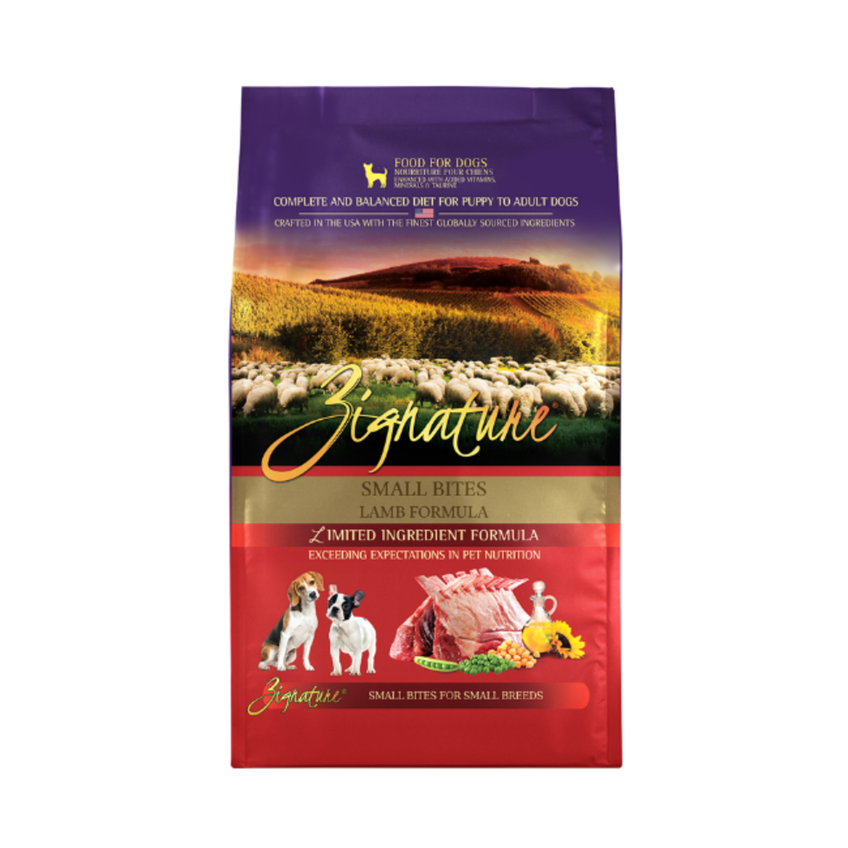 Zignature Zignature Dog GF Small Bite Lamb 12.5#