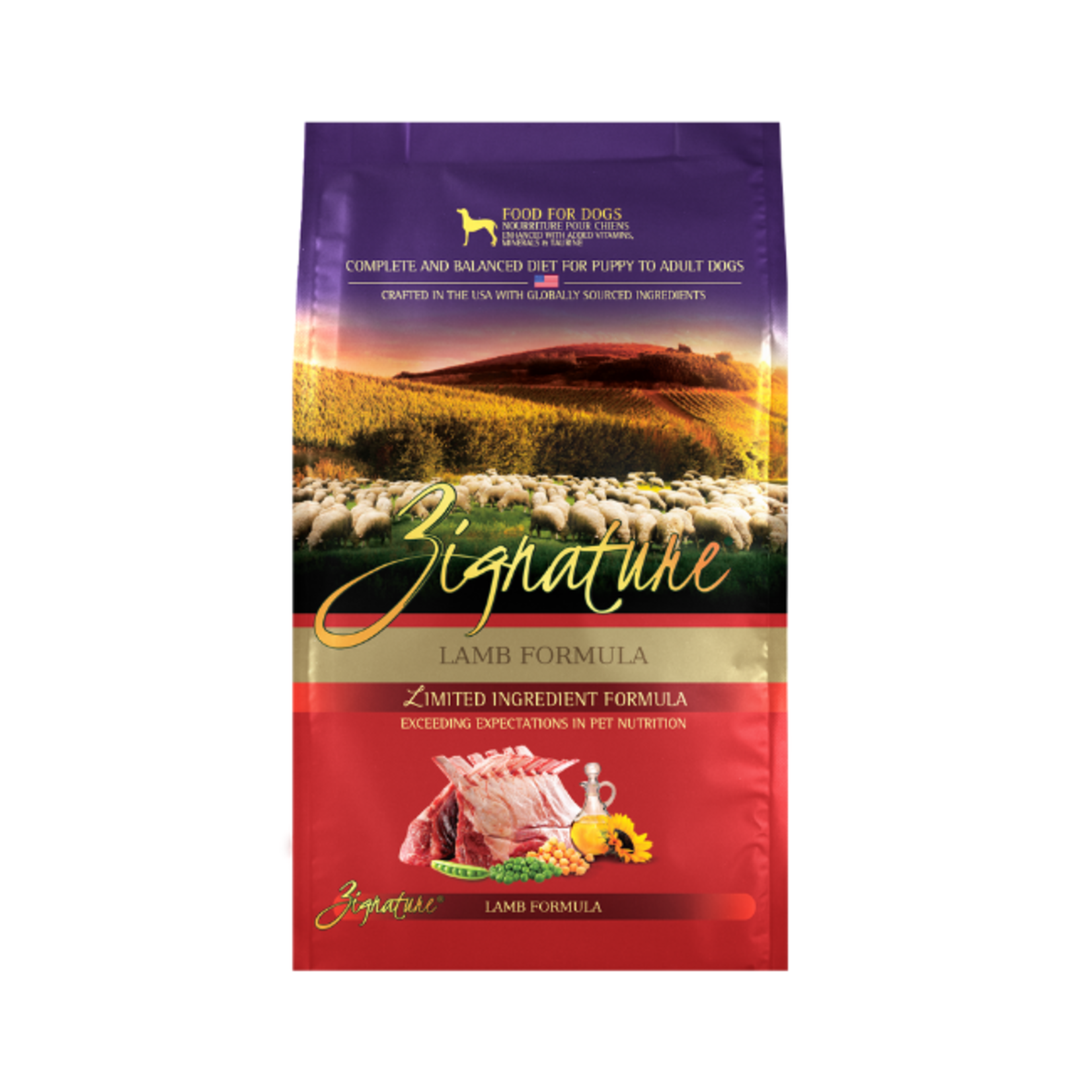 Zignature Zignature Dog GF LID Lamb 25#