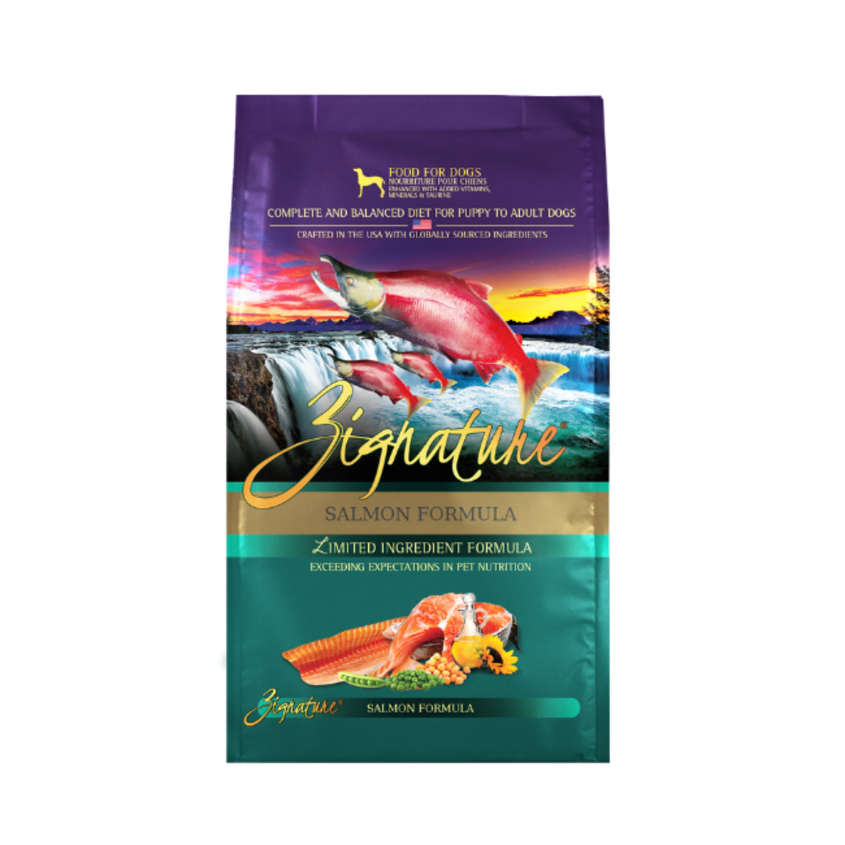 Zignature Zignature Dog GF LID Salmon 25#