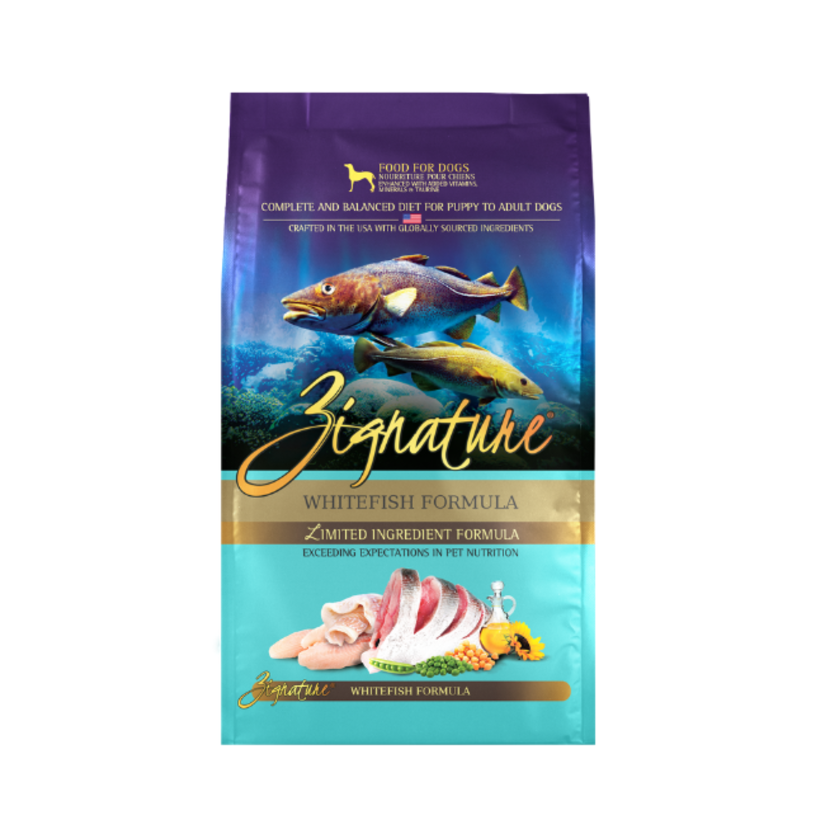 Zignature Zignature Dog GF LID Whitefish 25#