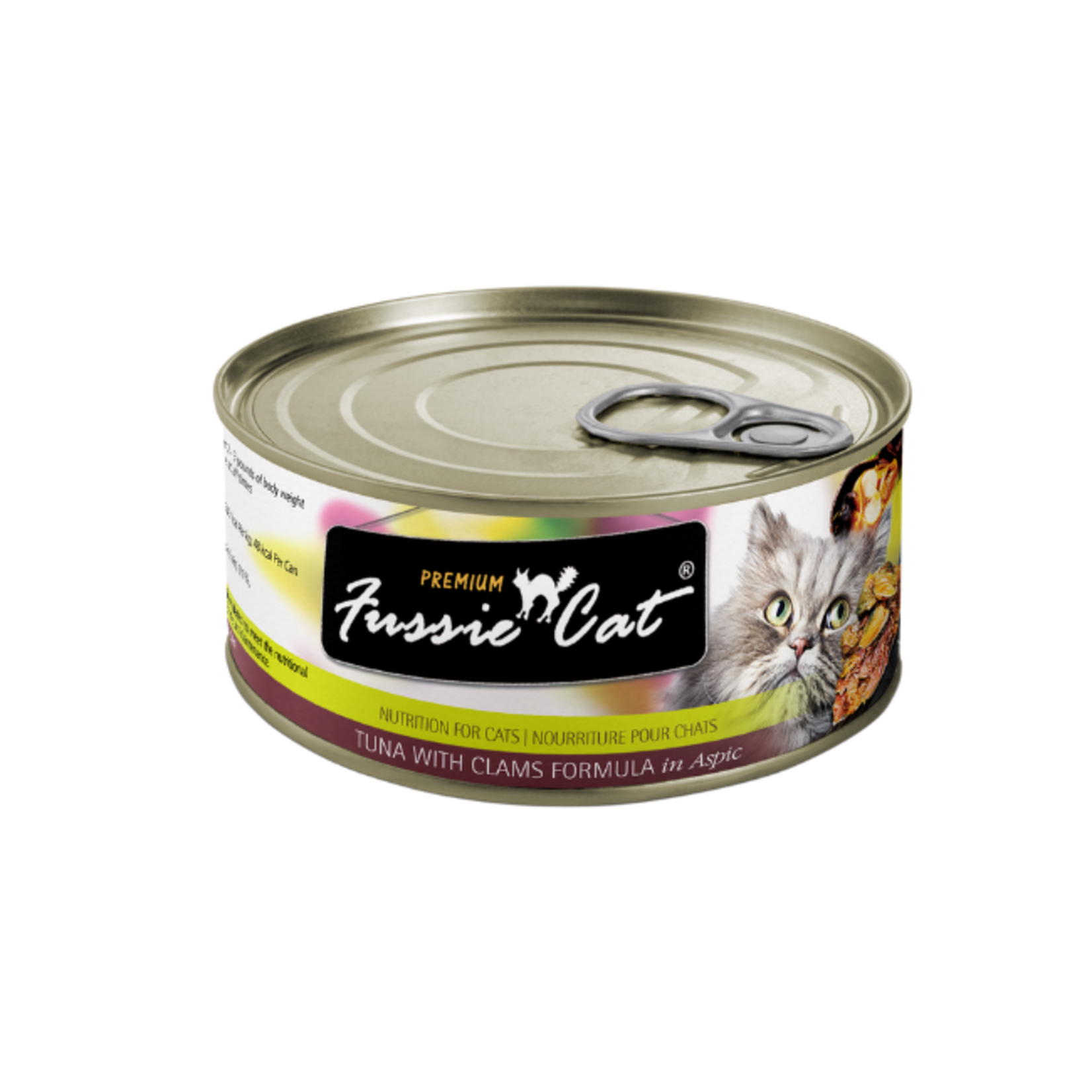 Fussie Cat Fussie Cat GF Tuna & Clams 2.82oz