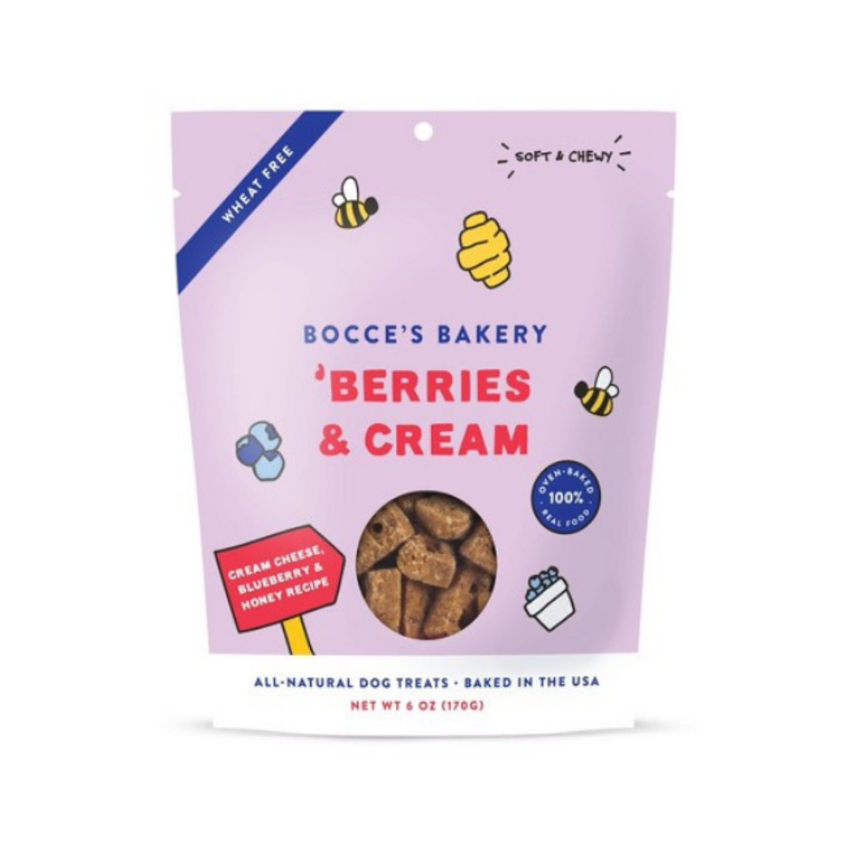 Bocce's Bakery Bocce's Bakery Soft & Chewy Berries & Cream 6oz