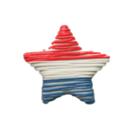 Bosco & Roxy's Bosco & Roxy's 4th of July American Star Cookie