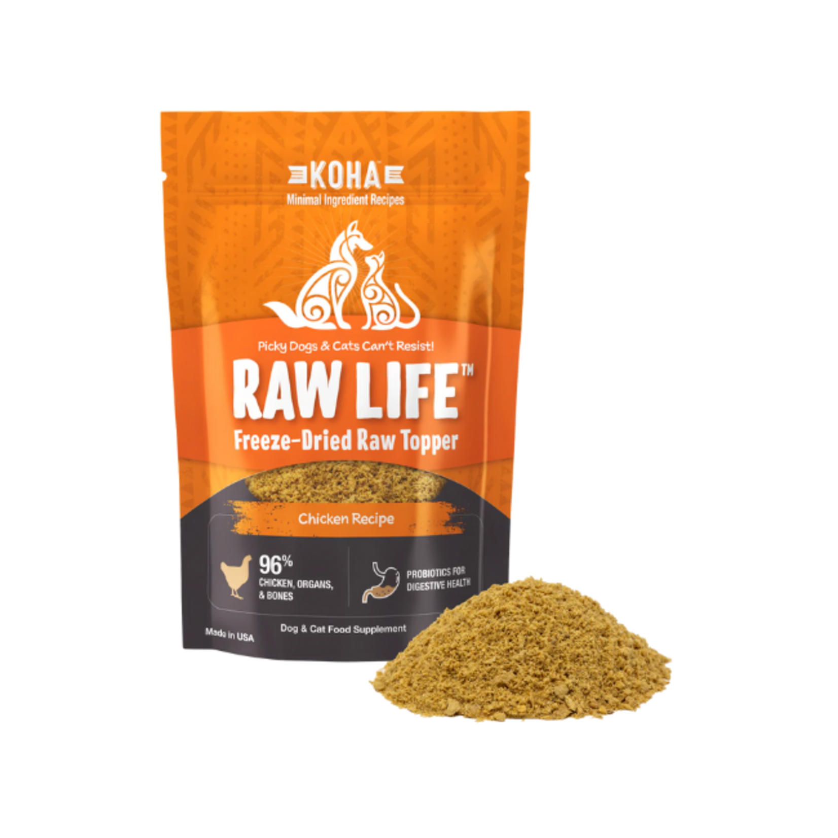 Koha Koha Raw Life Freeze-Dried Topper Chicken 8oz