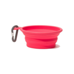 Messy Mutts Messy Mutts Silicone Collapsible Bowl - Red Small