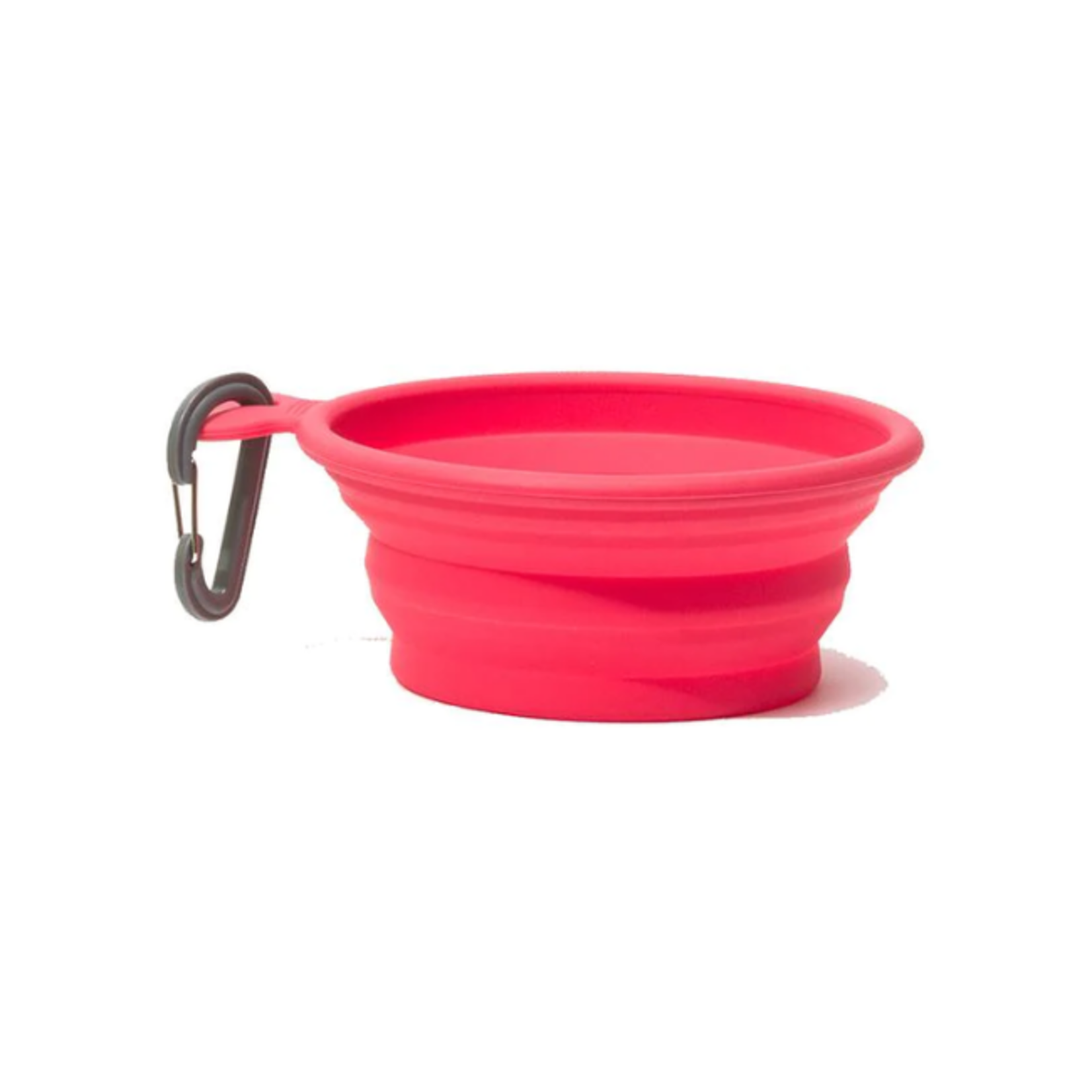 Messy Mutts Messy Mutts Silicone Collapsible Bowl - Red Small