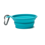 Messy Mutts Messy Mutts Silicone Collapsible Bowl - Blue Small