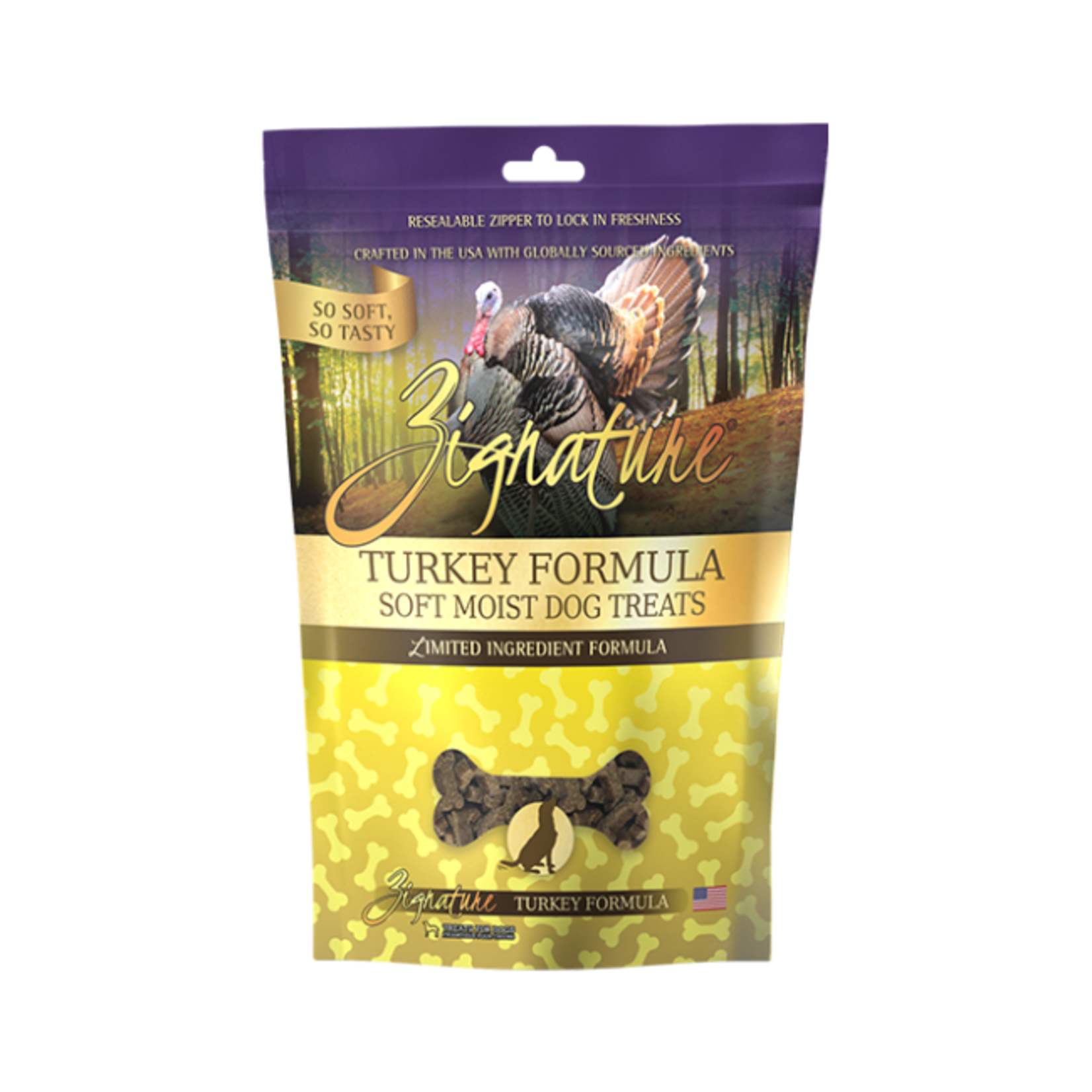 Zignature Zignature Dog GF Soft Treat Turkey 4oz