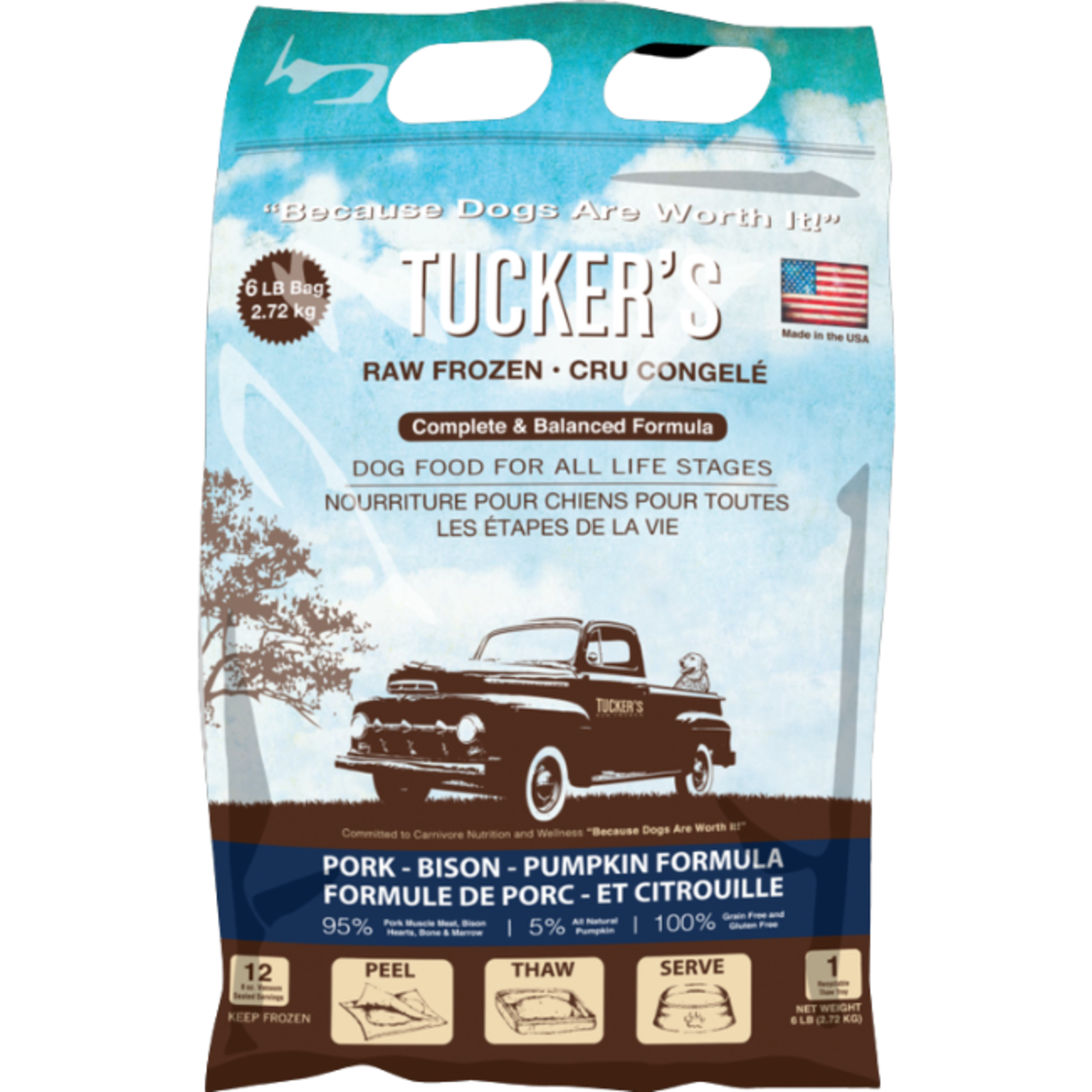 Tucker's Tucker's Raw Pork, Bison & Pumpkin 6#