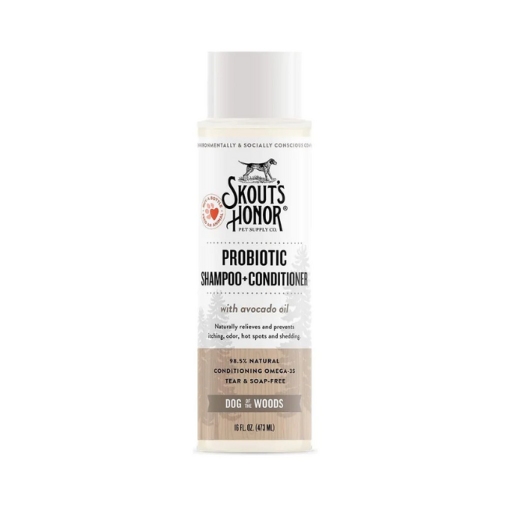 Skout's Honor Skout's Honor Probiotic Shampoo + Conditioner Woods 16z