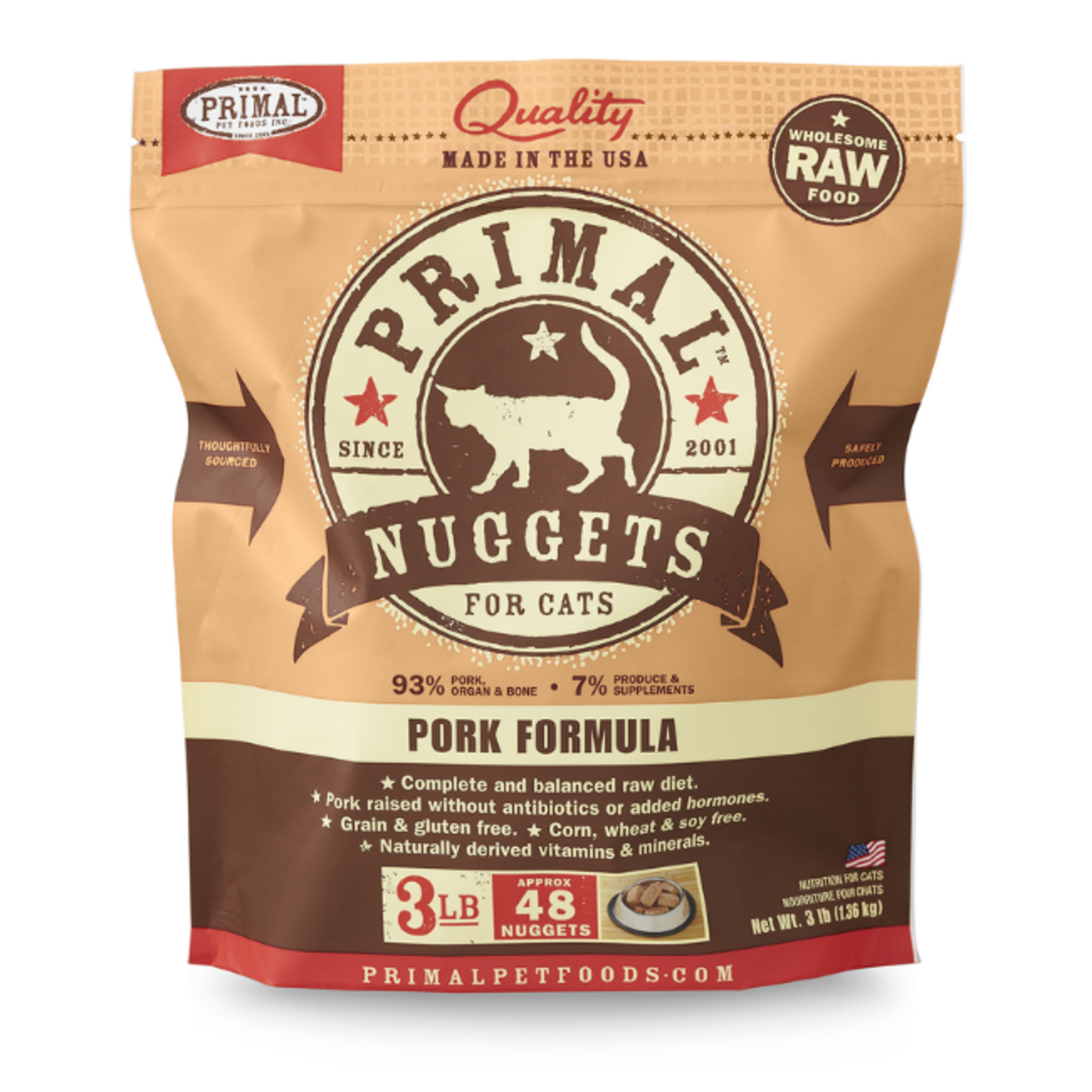 Primal Primal Cat Raw Pork 3#
