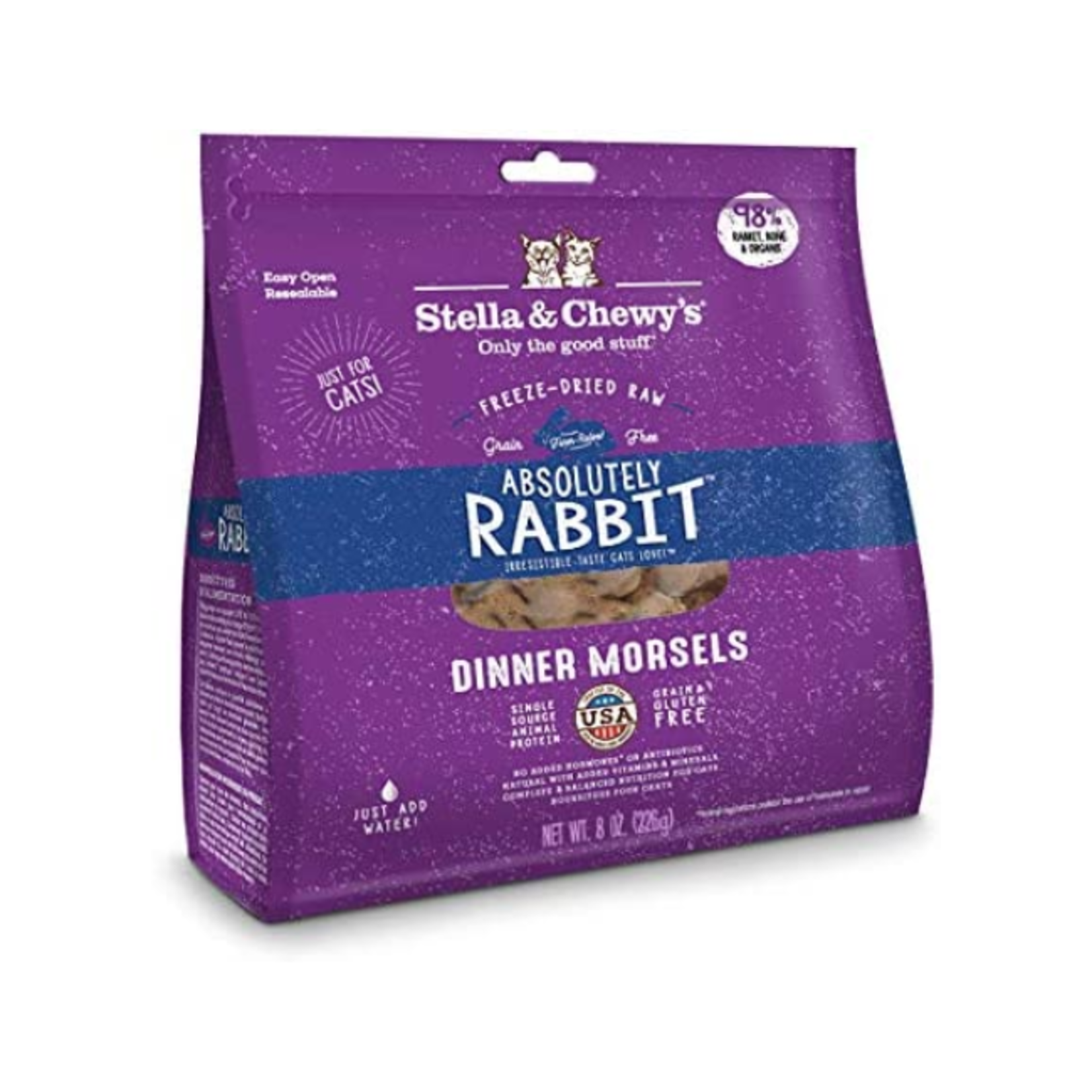 Stella & Chewy's Stella & Chewy's Cat Raw Morsels Rabbit 1.25#