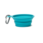 Messy Mutts Messy Mutts Silicone Collapsible Bowl - Blue Large
