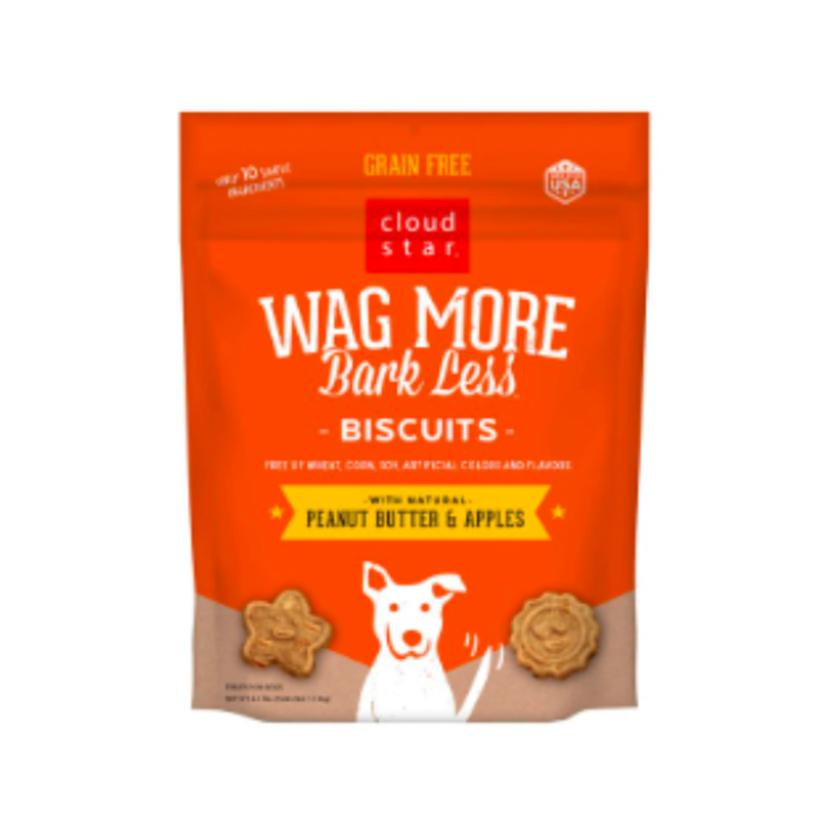 Cloud Star Wag More Bark Less GF Peanut Butter & Apples 2.5#