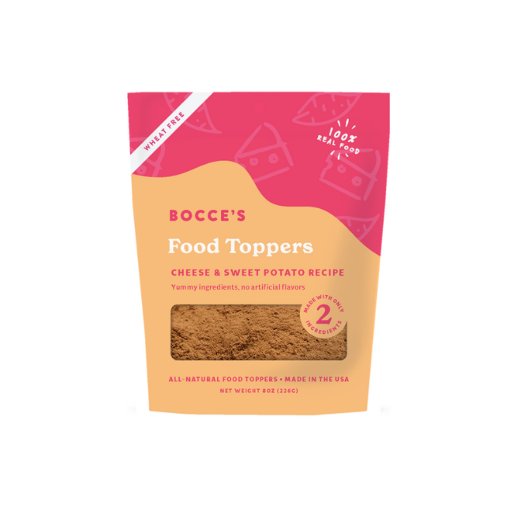 Bocce's Bakery Bocce's Bakery Food Topper Cheese & Sweet Potato 8oz