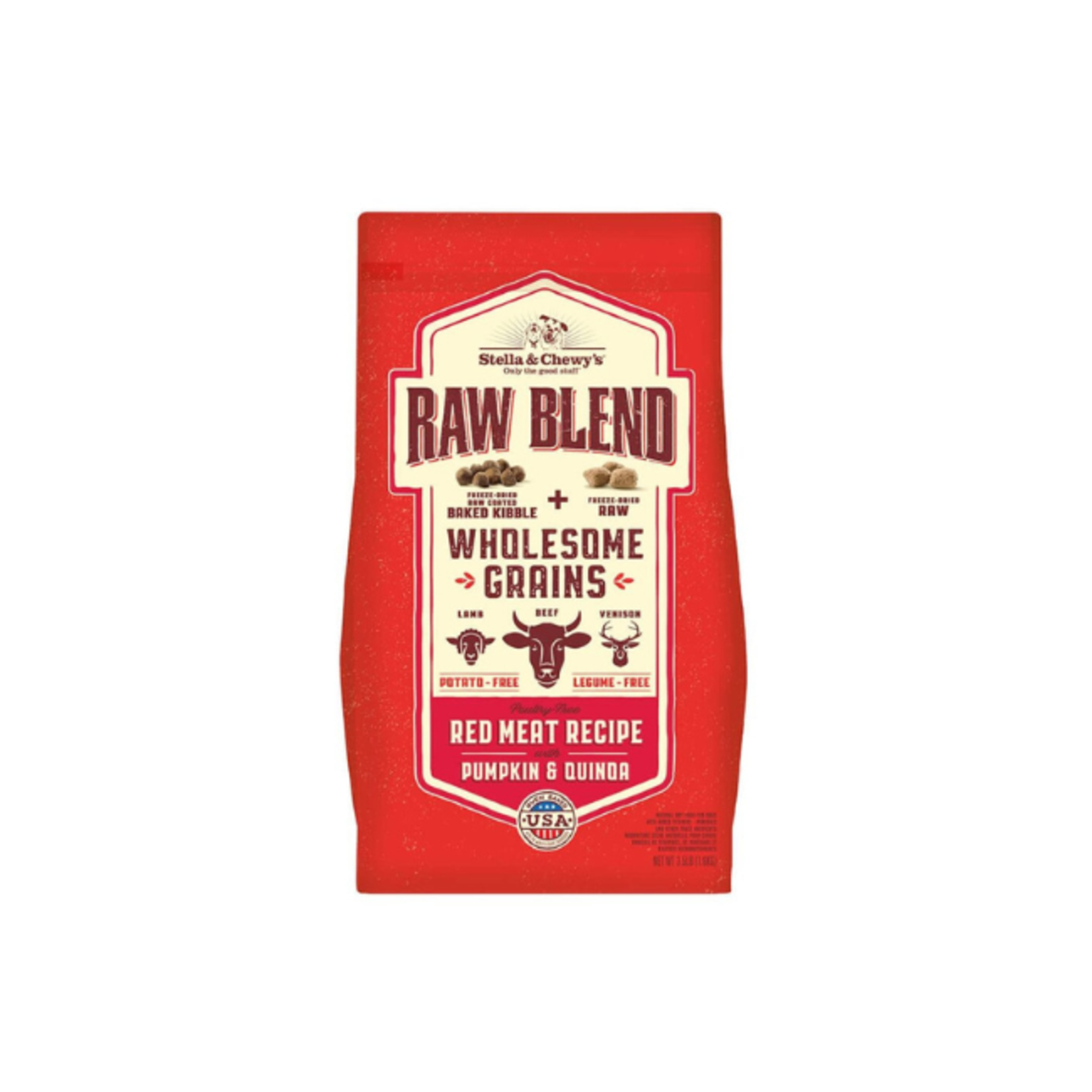 Stella & Chewy's Stella & Chewy's Dog Wholesome Grain Raw Blend Red Meat 3.5#