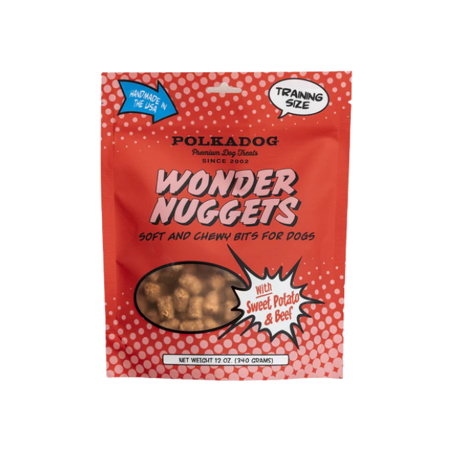 Polkadog Wonder Nuggets Sweet Potato & Beef 12oz - Twelve Paws Pet Supply