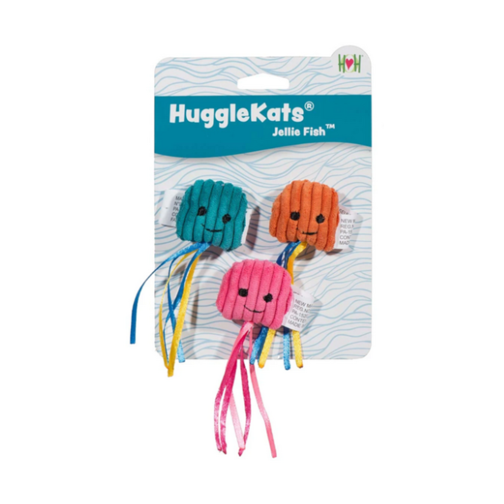 Huggle Hounds HuggleHounds Cat Jelly Fish 3-pack