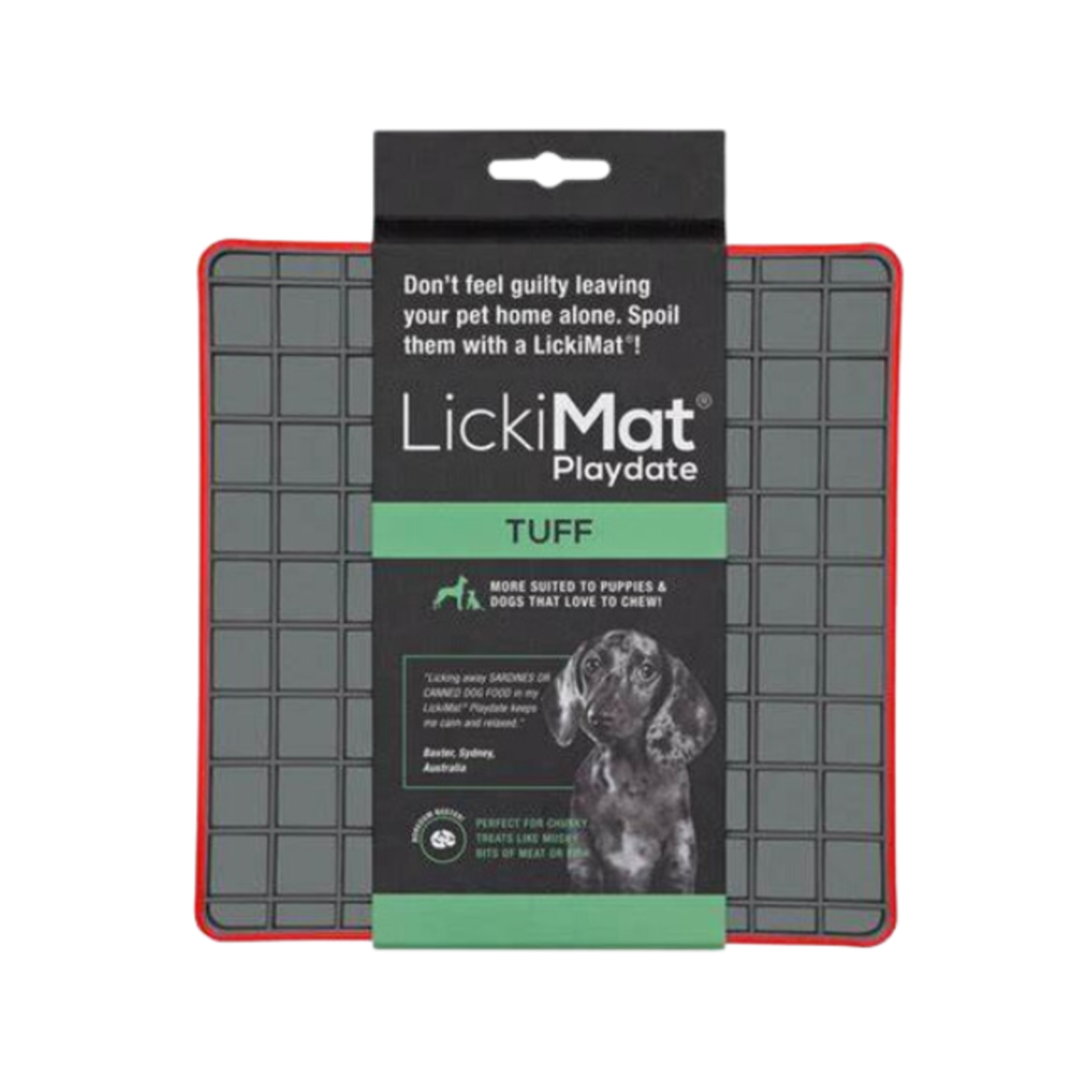 LickiMat LickiMat Tuff Playdate Mat Red