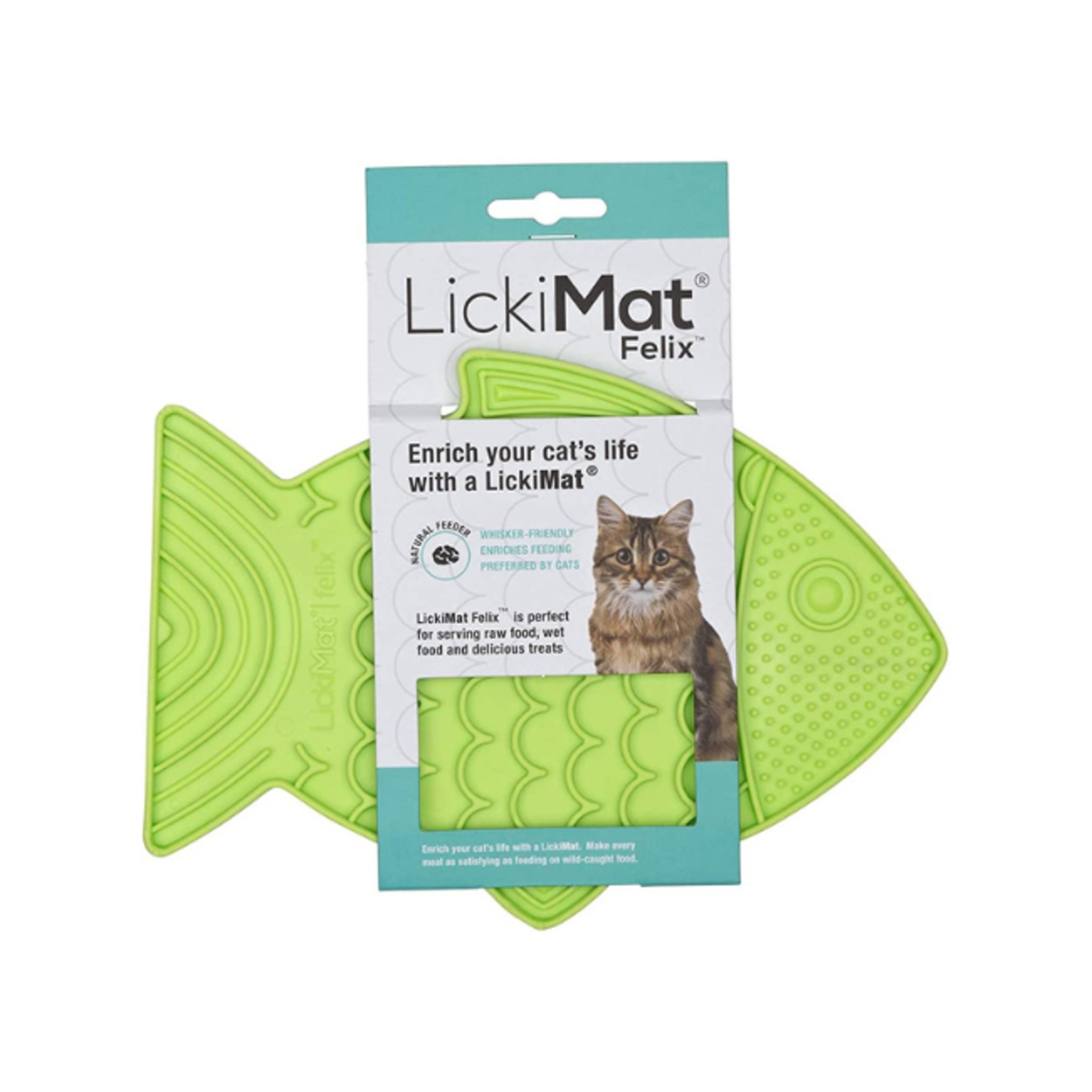 LickiMat LickiMat Cat Felix Mat Green