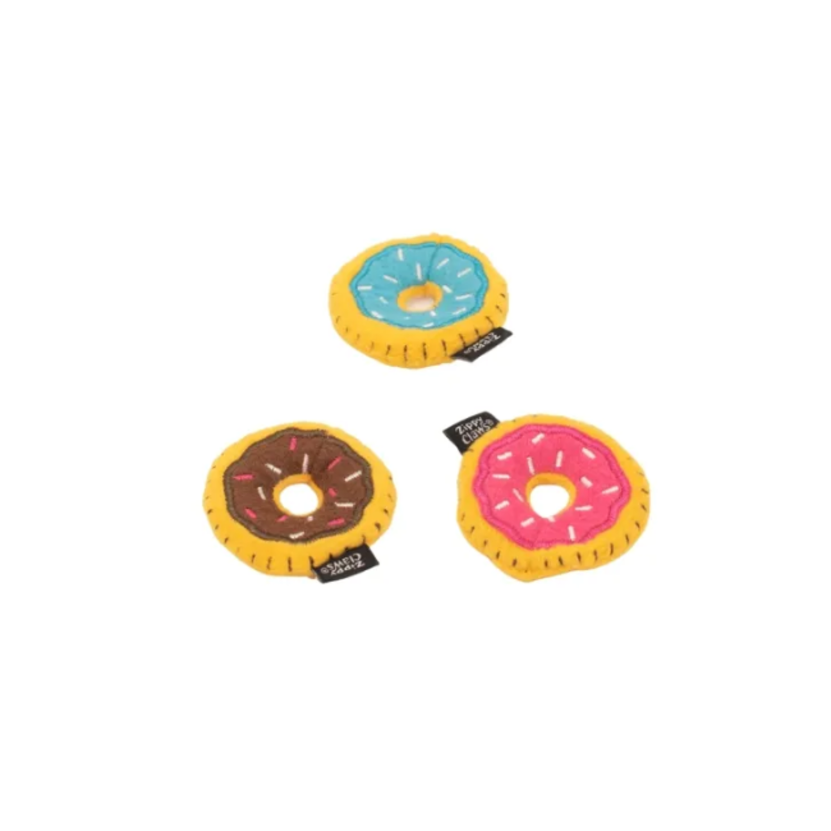 Zippy Paws ZippyClaws Mini Donutz 3-pack