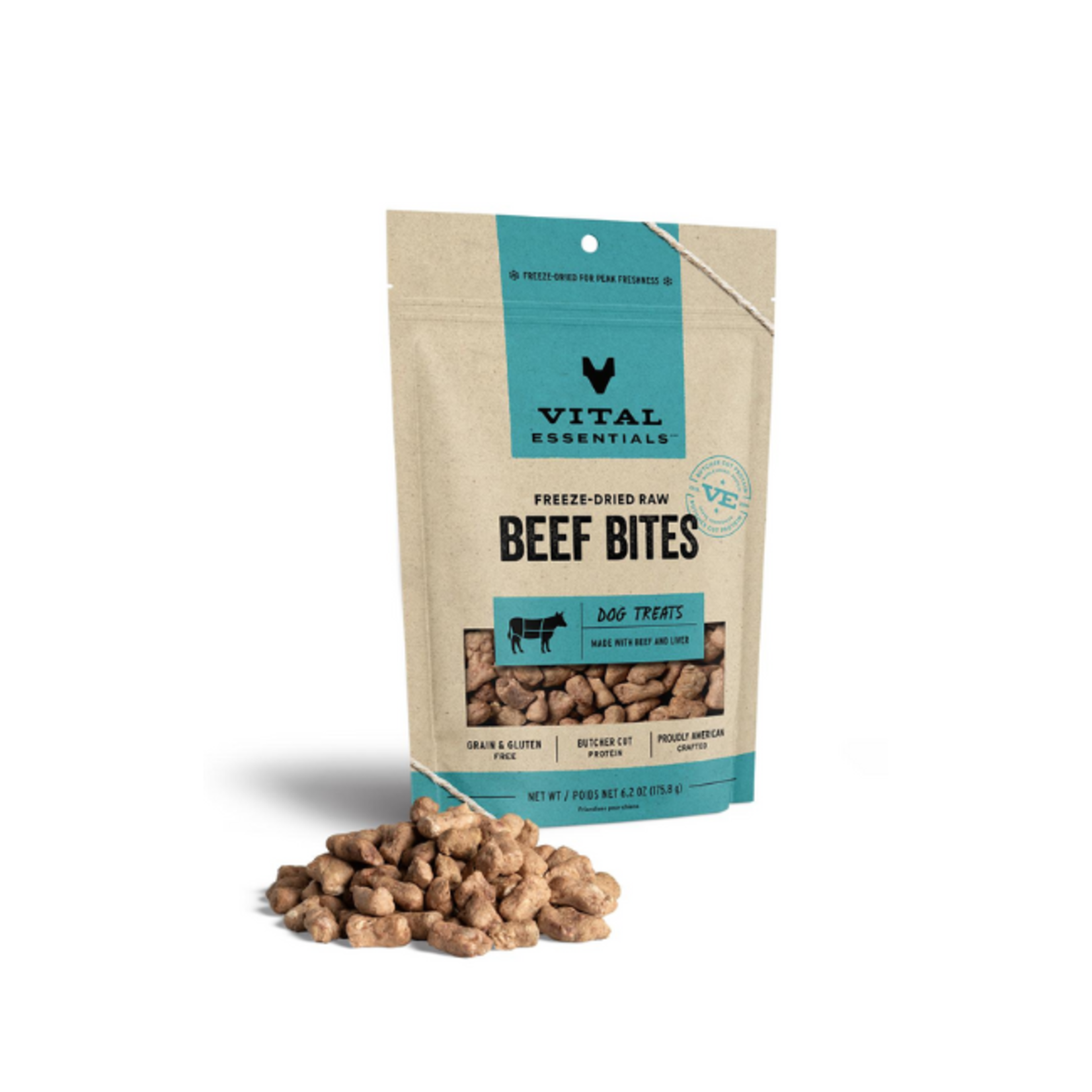 Vital Essentials Vital Essentials Dog FD Beef Bites 6.2oz