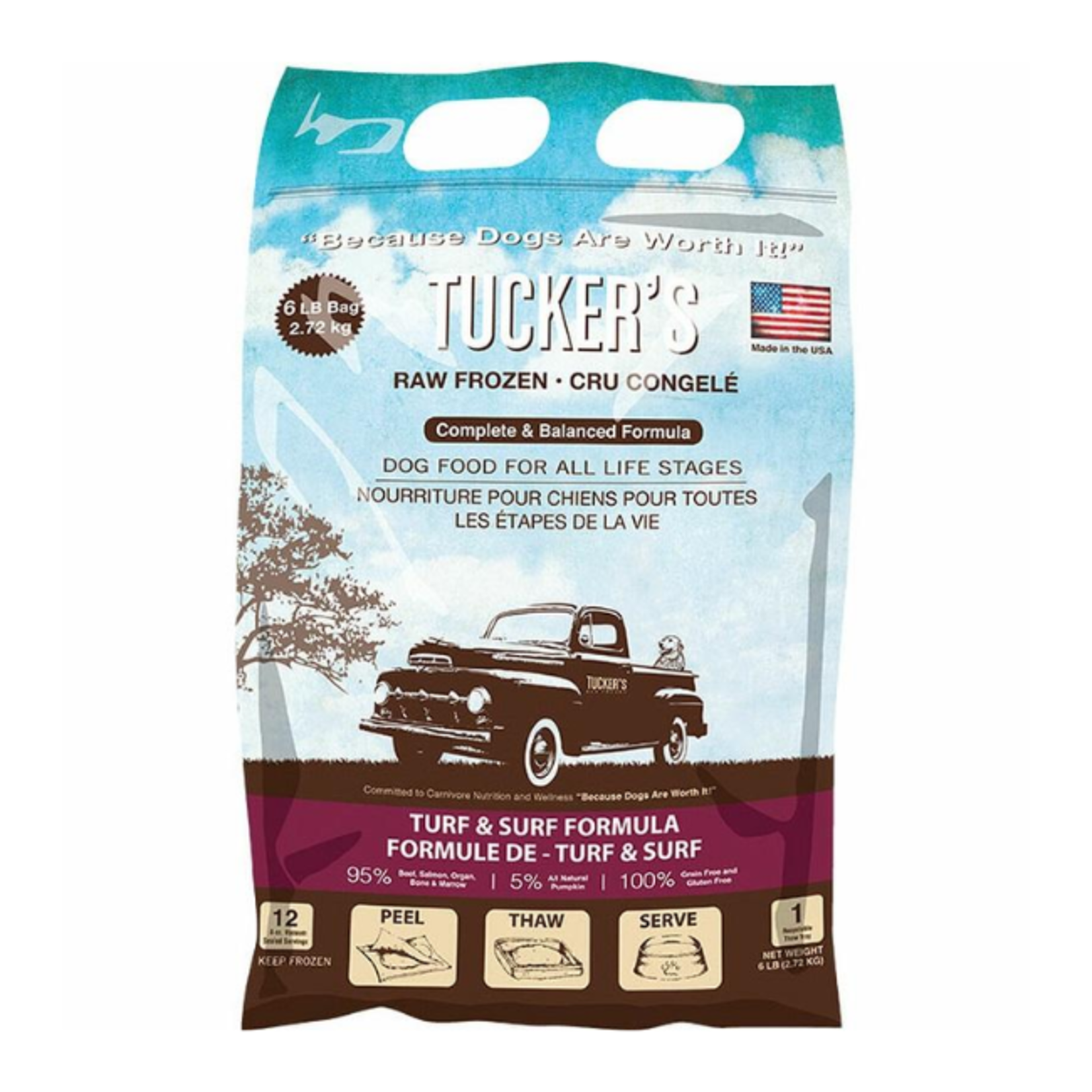 Tucker's Tucker's Raw Turf & Surf 6#