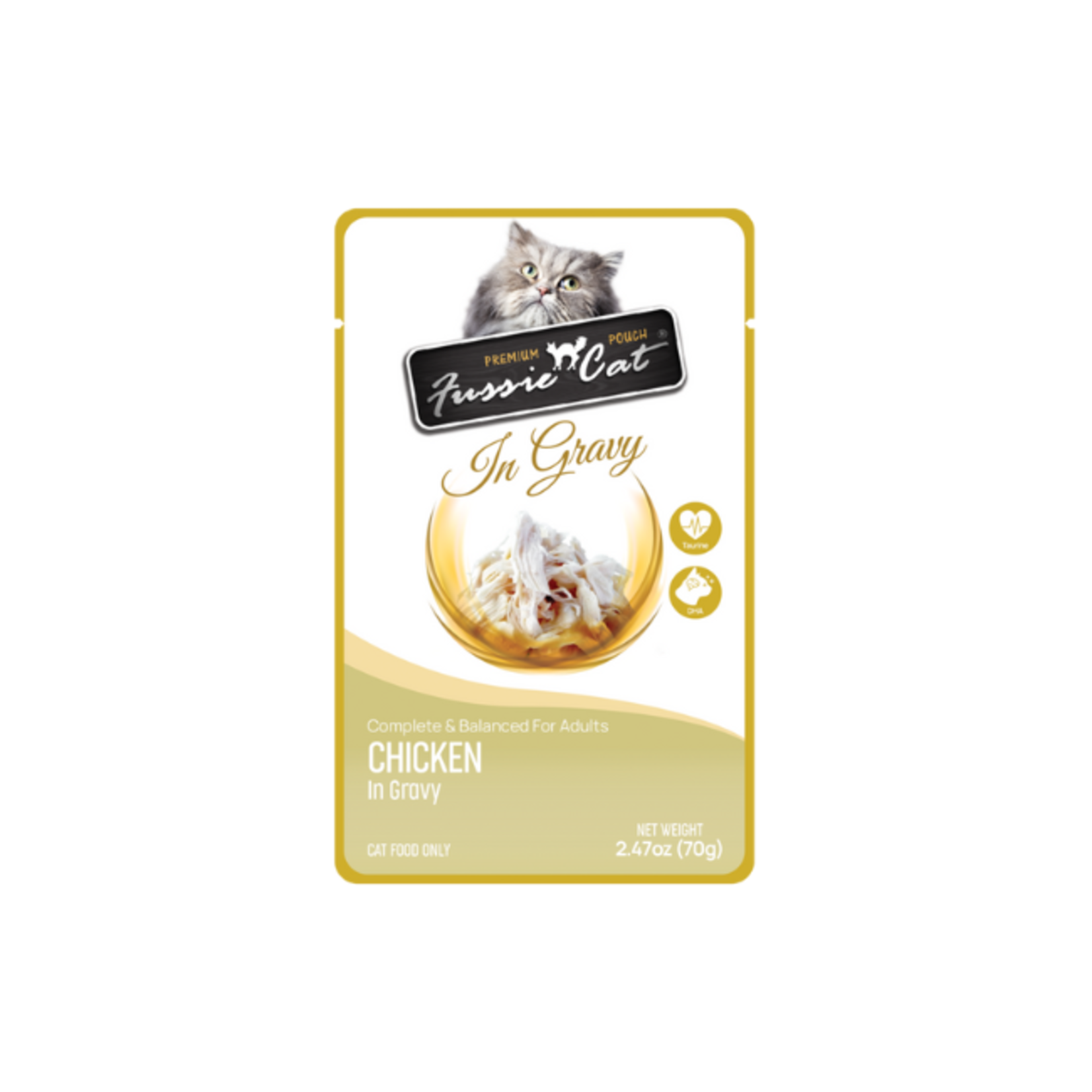 Fussie Cat Fussie Cat Pouch Chicken in Gravy 2.47oz