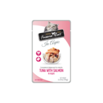 Fussie Cat Fussie Cat Pouch Tuna & Salmon in Aspic 2.47oz
