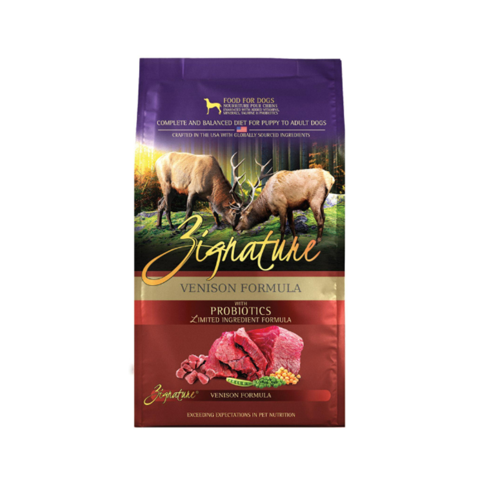 Zignature Zignature Dog GF LID Venison 4#