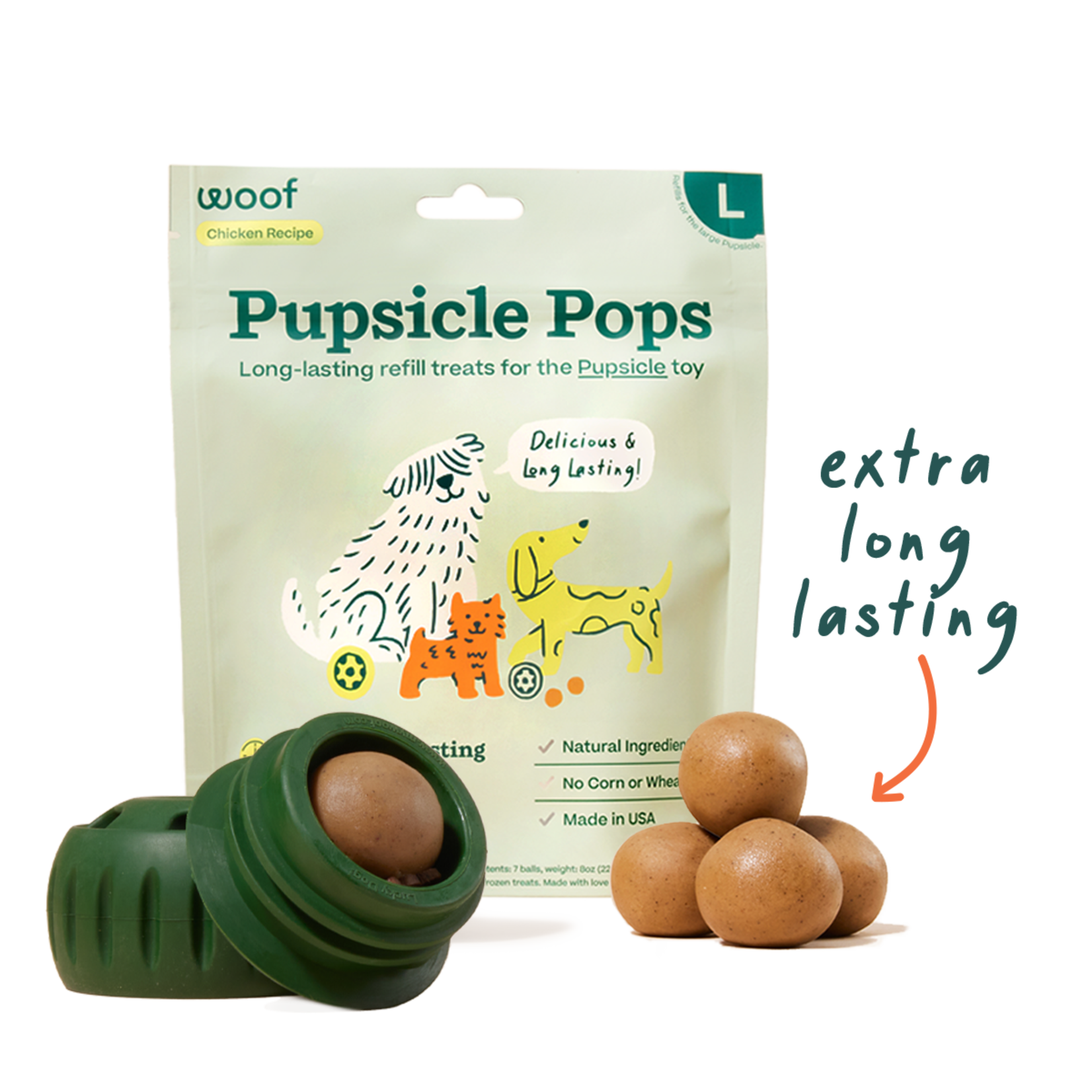 Woof Pet Woof Pet Pupsicle Pops Chicken
