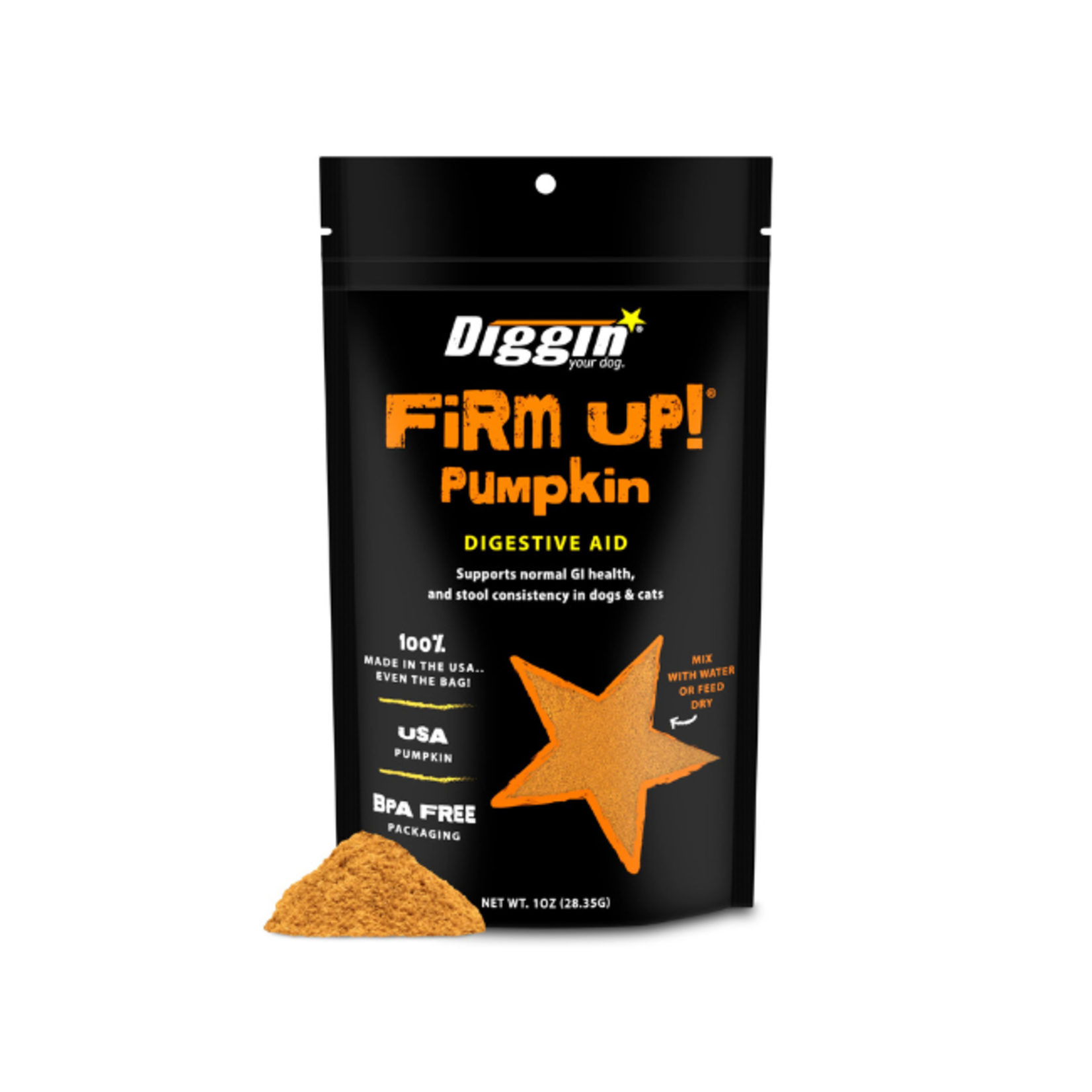 Diggin Your Dog Diggin Your Dog Firm Up Pumpkin 1oz